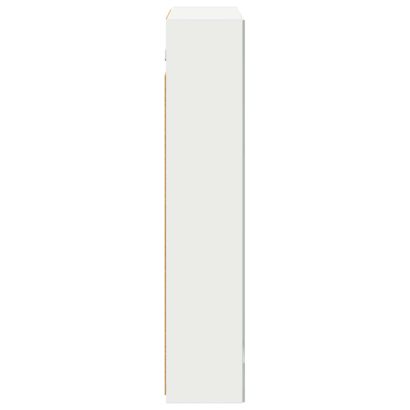 Kupaonski ormar s ogledalom s policom Bijelo 60 x 14,5 x 70 cm