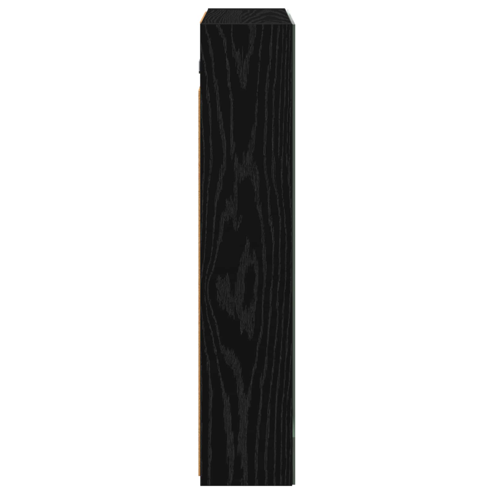 Kupaonski ormar s ogledalom Crni hrast 60 x 14,5 x 70 cm