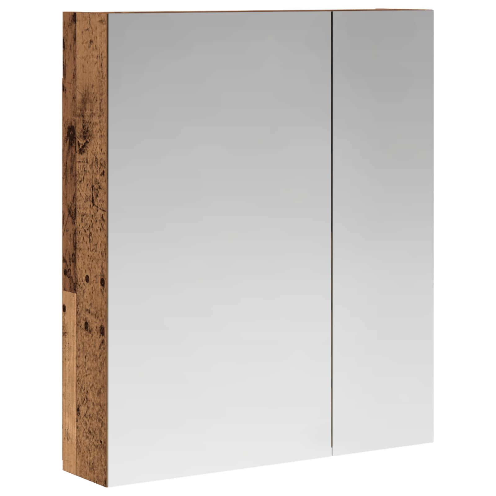 Kupaonski ormar s ogledalom Zidne Staro drvo 60 x 14,5 x 70 cm