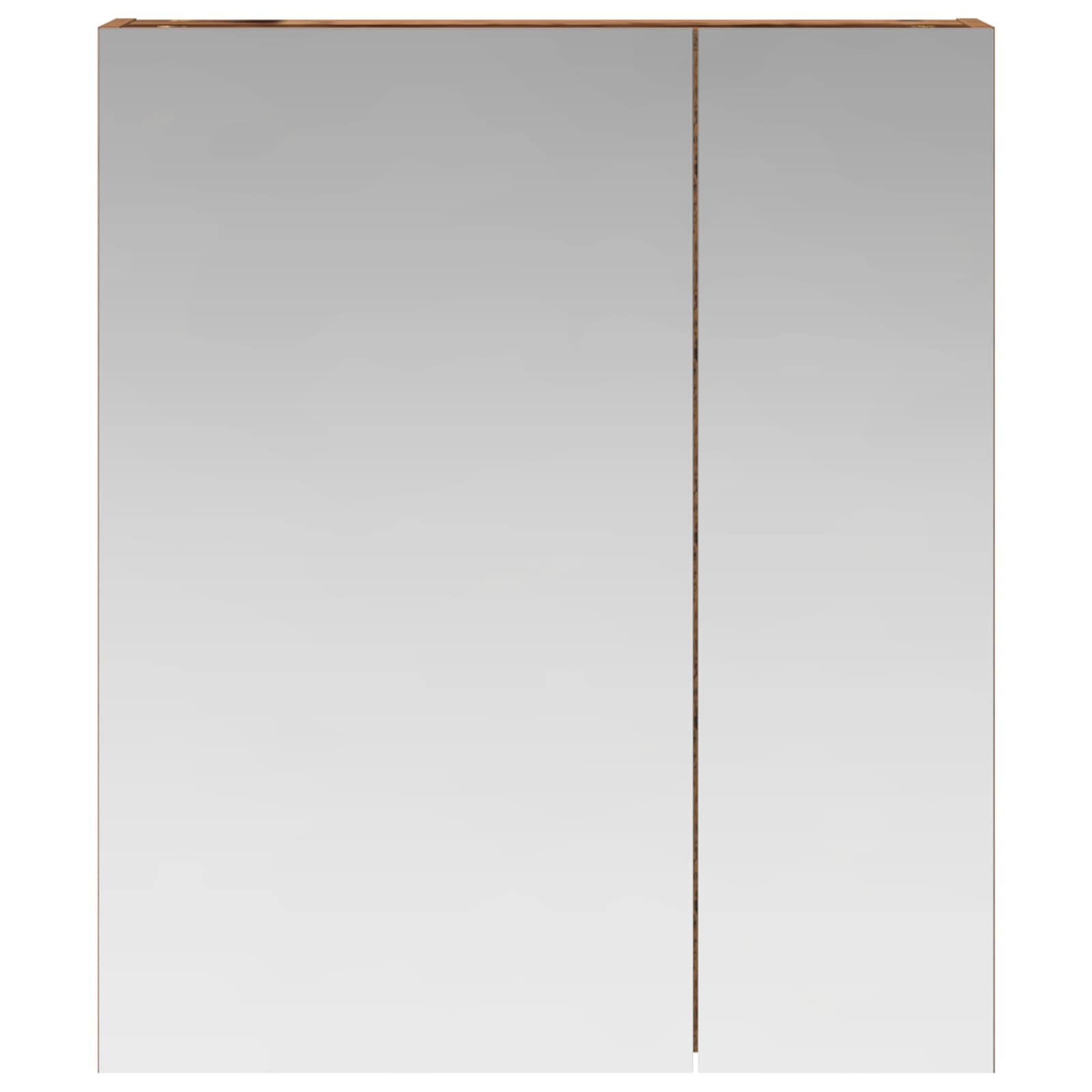 Kupaonski ormar s ogledalom Zidne Staro drvo 60 x 14,5 x 70 cm
