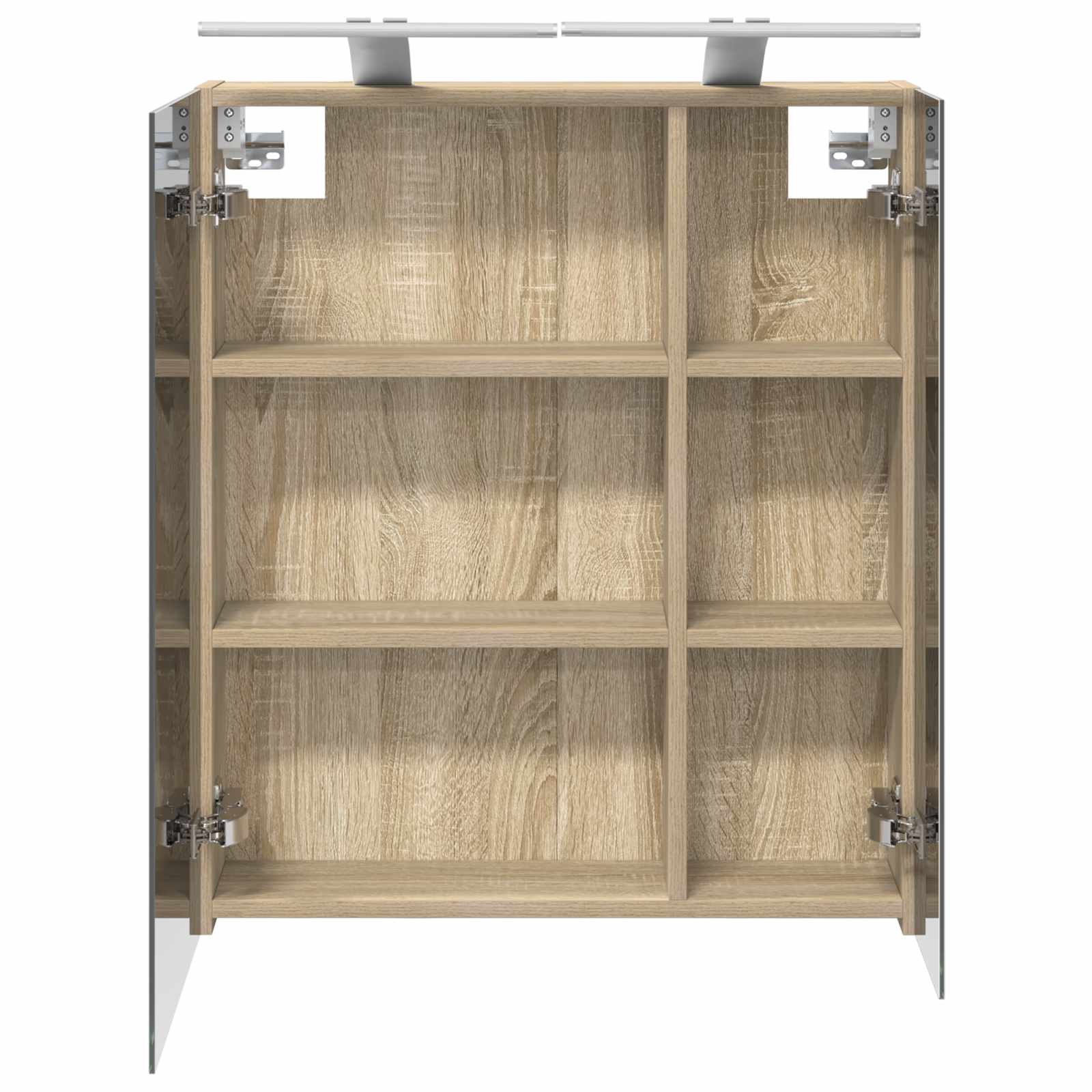 Kupaonski ormar s ogledalom Sonoma hrast 60 x 14,5 x 70 cm