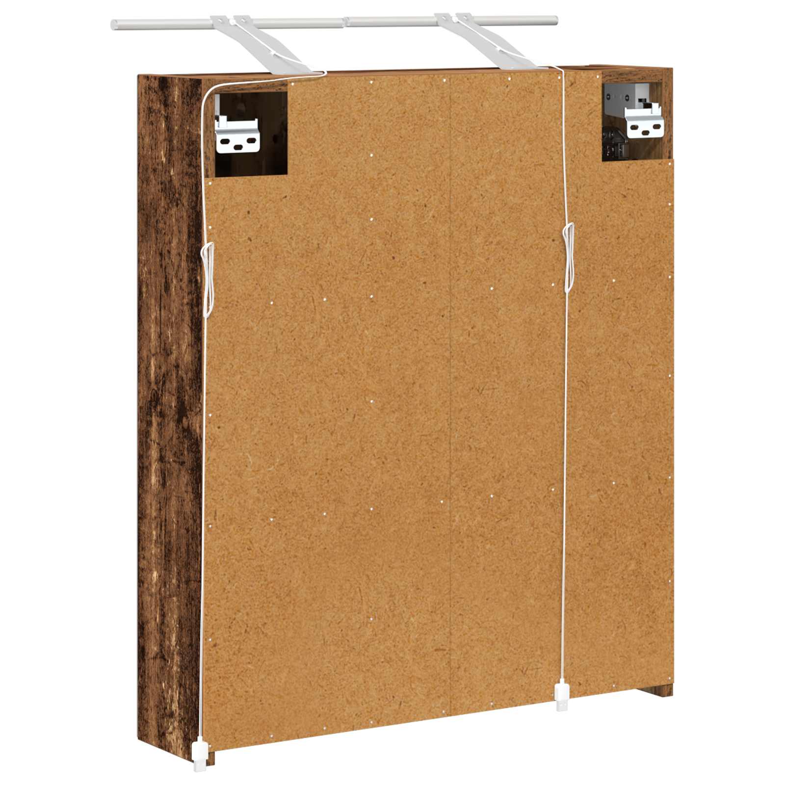 Kupaonski ormar s ogledalom Zidne Staro drvo 60 x 14,5 x 70 cm