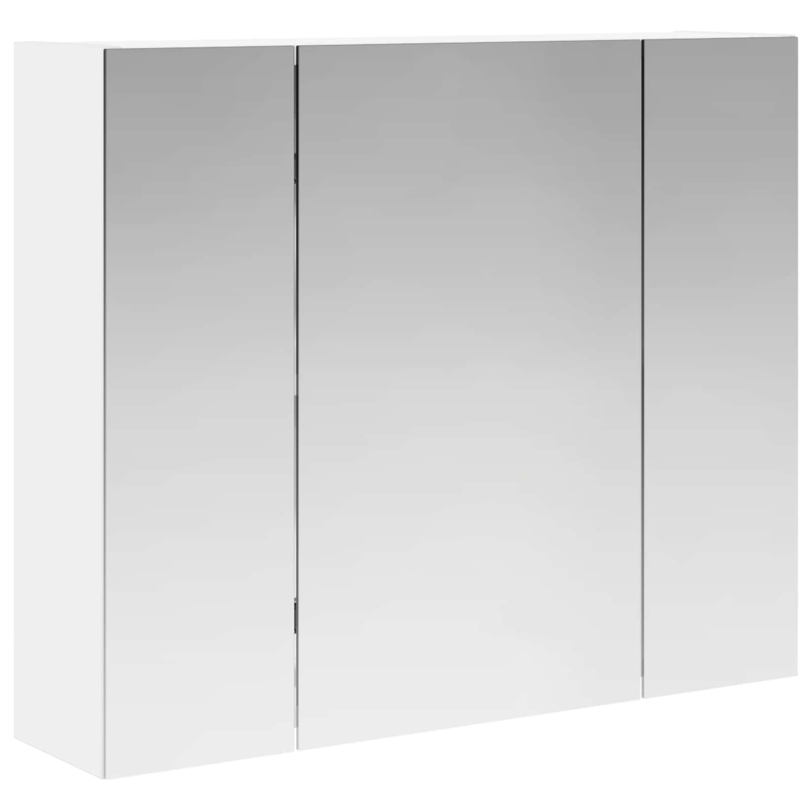 Kupaonski ormar s ogledalom Bijelo 60 x 14,5 x 50 cm