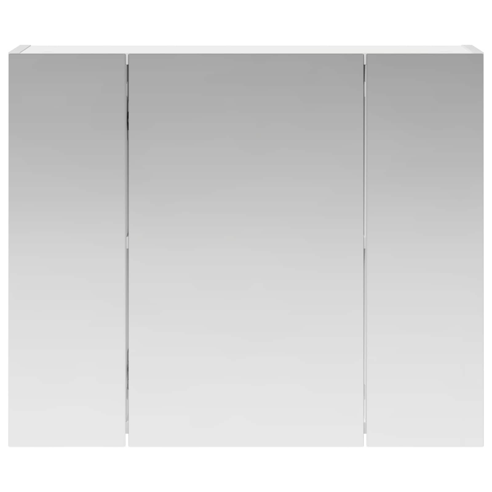 Kupaonski ormar s ogledalom Bijelo 60 x 14,5 x 50 cm