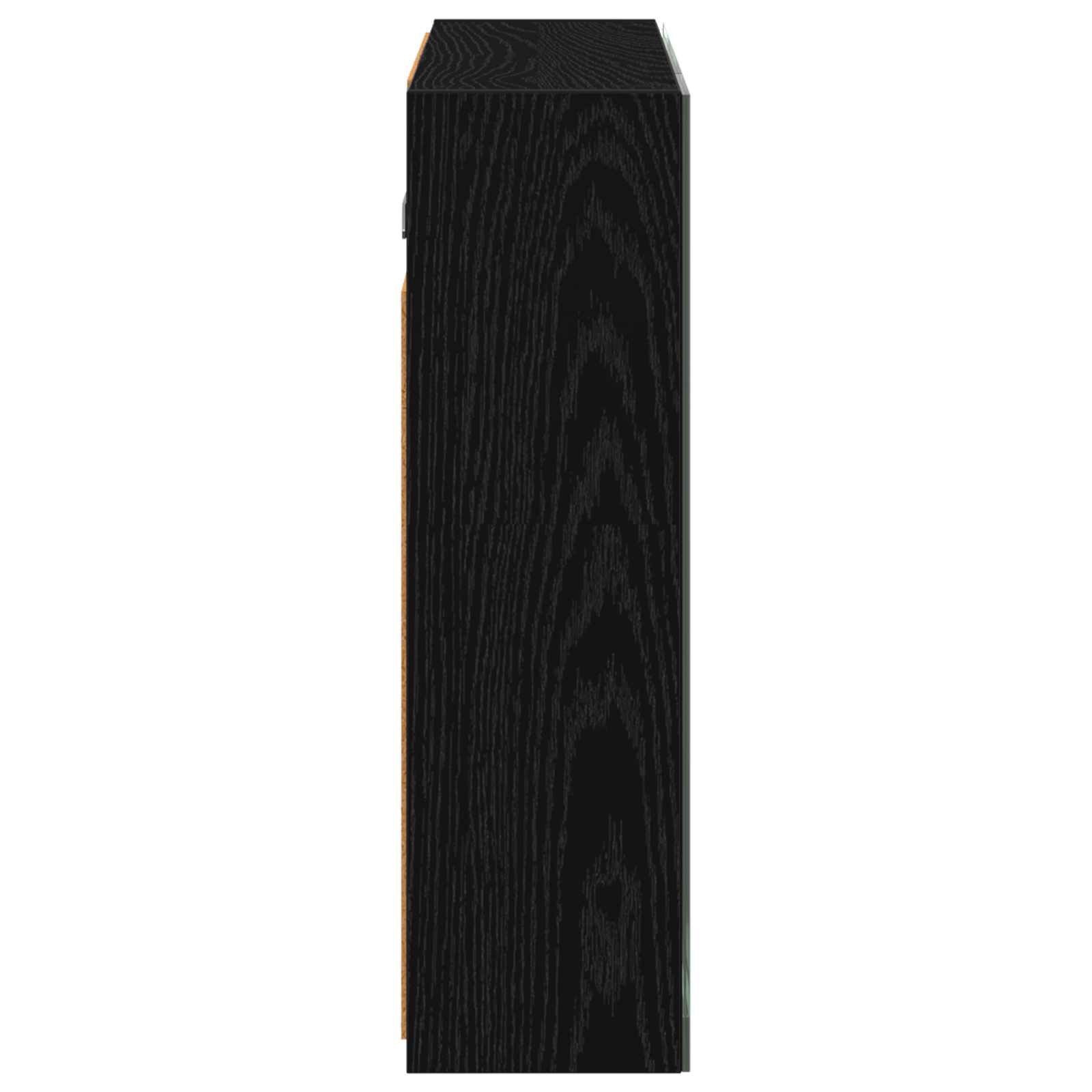 Kupaonski ormar s ogledalom Crni hrast 60 x 14,5 x 50 cm