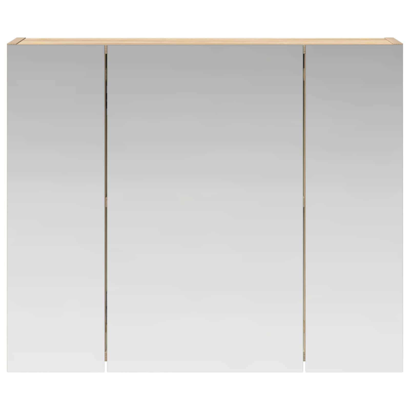 Kupaonski ormar s ogledalom Sonoma hrast 60 x 14,5 x 50 cm