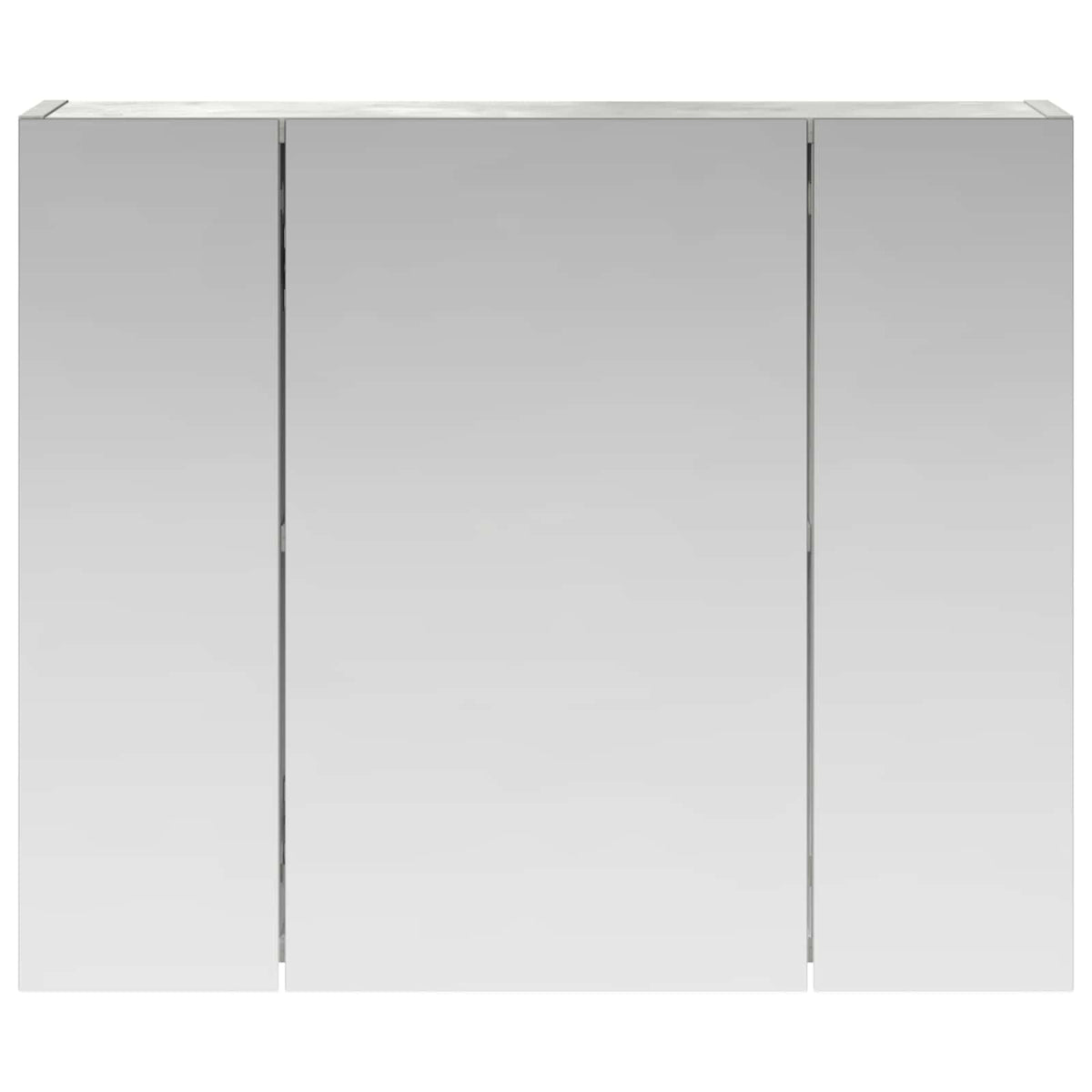 Kupaonski ormar s ogledalom Betonski sivi 60 x 14,5 x 50 cm