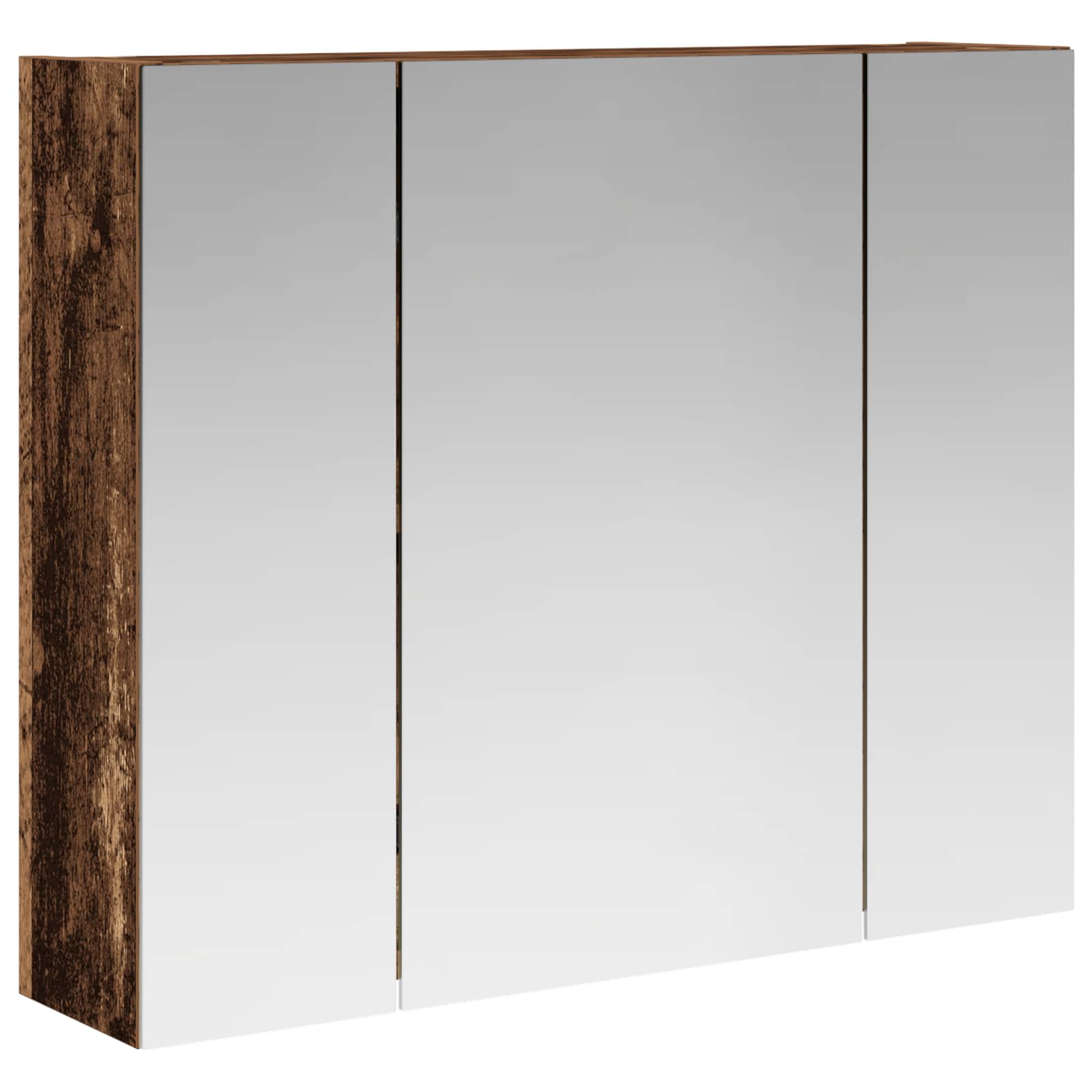 Kupaonski ormar s ogledalom Staro drvo 60 x 14,5 x 50 cm
