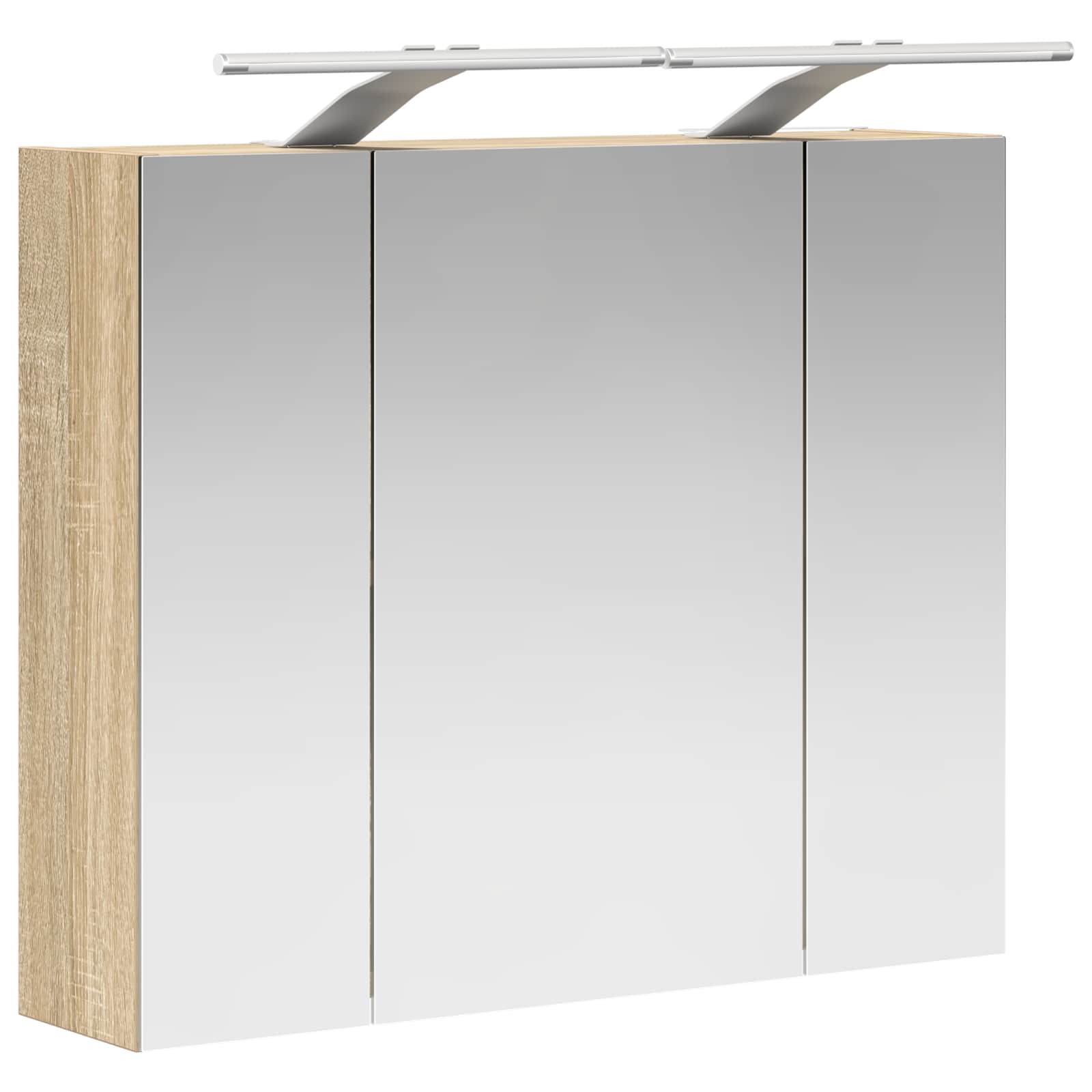 Kupaonski ormar s ogledalom Sonoma hrast 60 x 14,5 x 50 cm