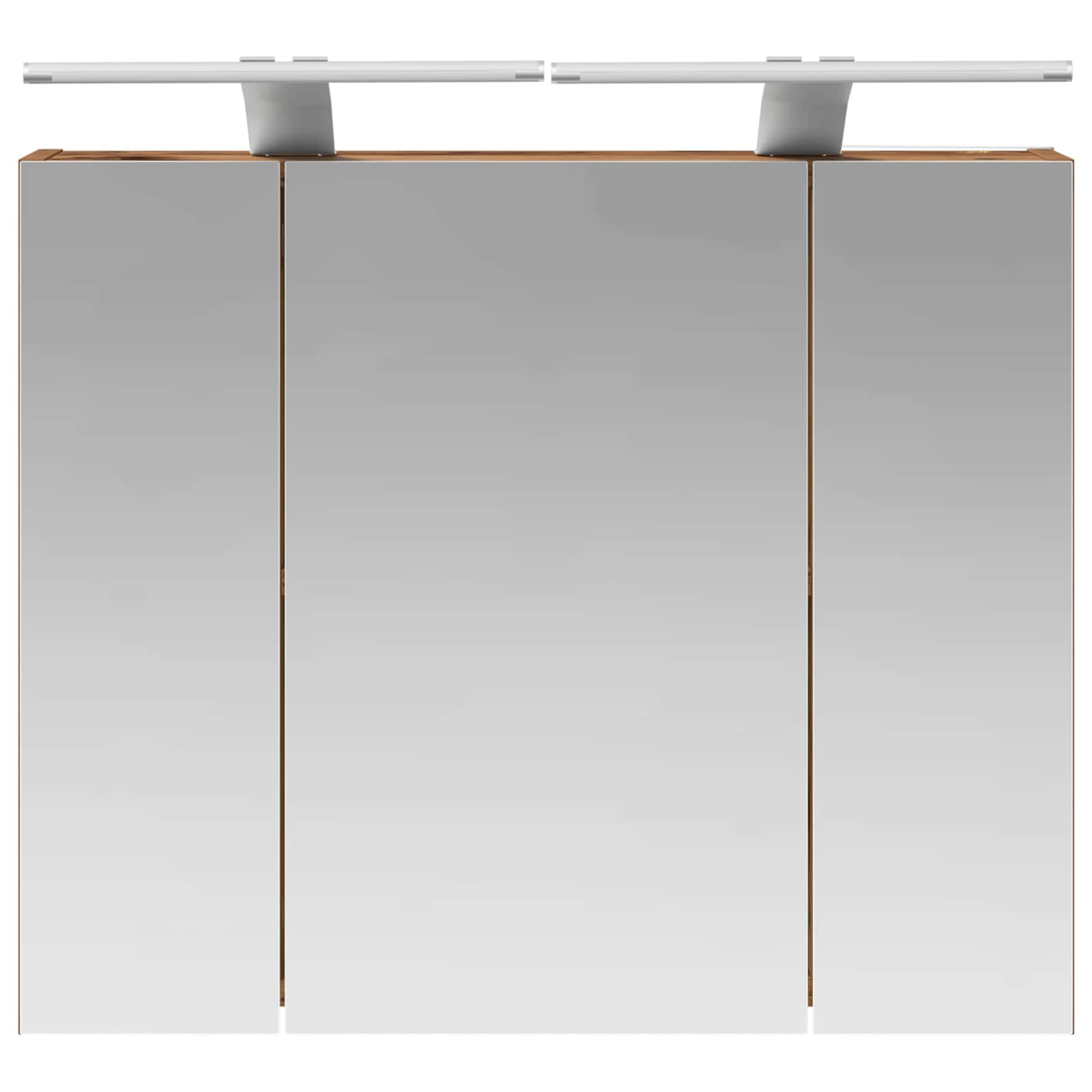 Kupaonski ormar s ogledalom Staro drvo 60 x 14,5 x 50 cm