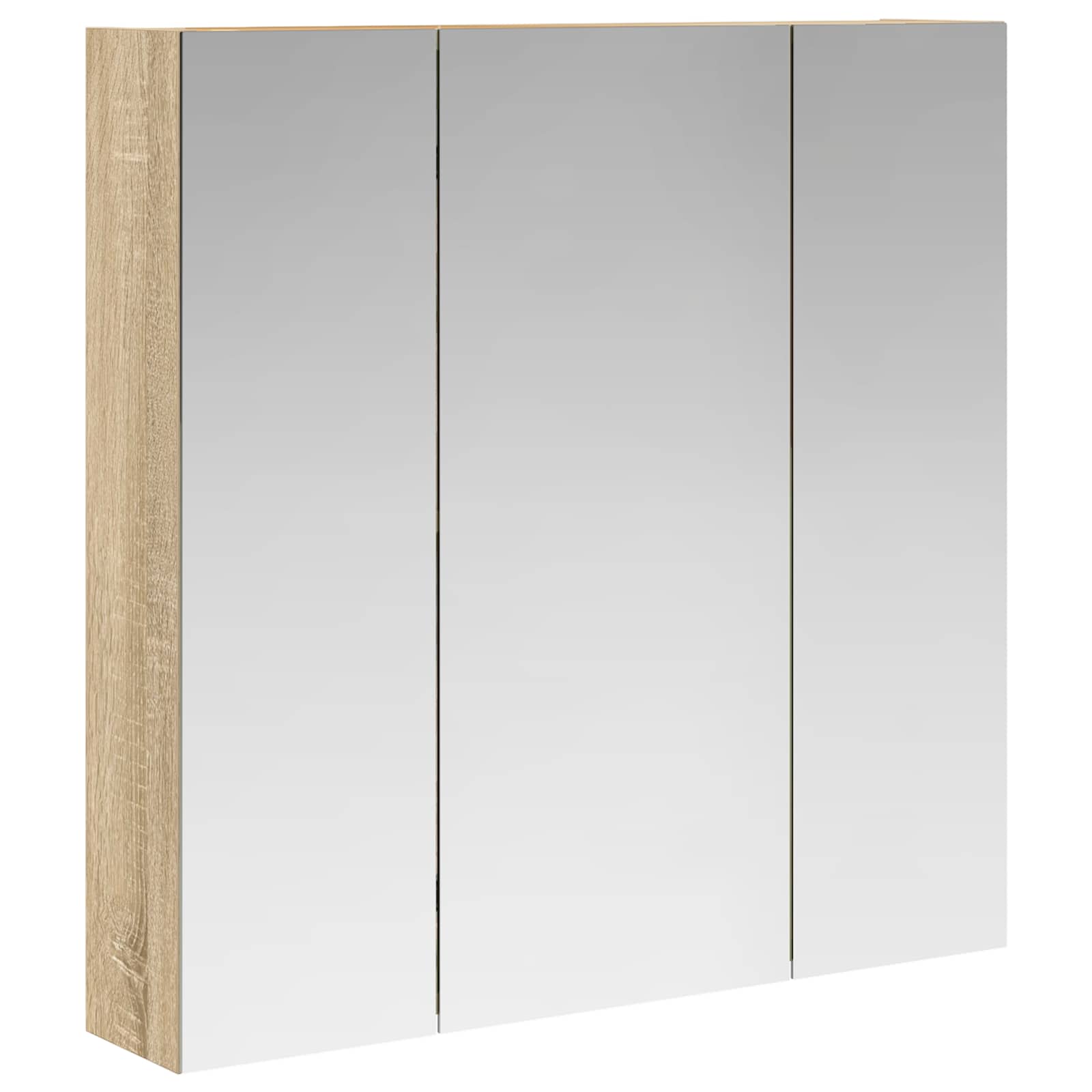 Kupaonski ormar s ogledalom Sonoma hrast 70 x 14,5 x 70 cm