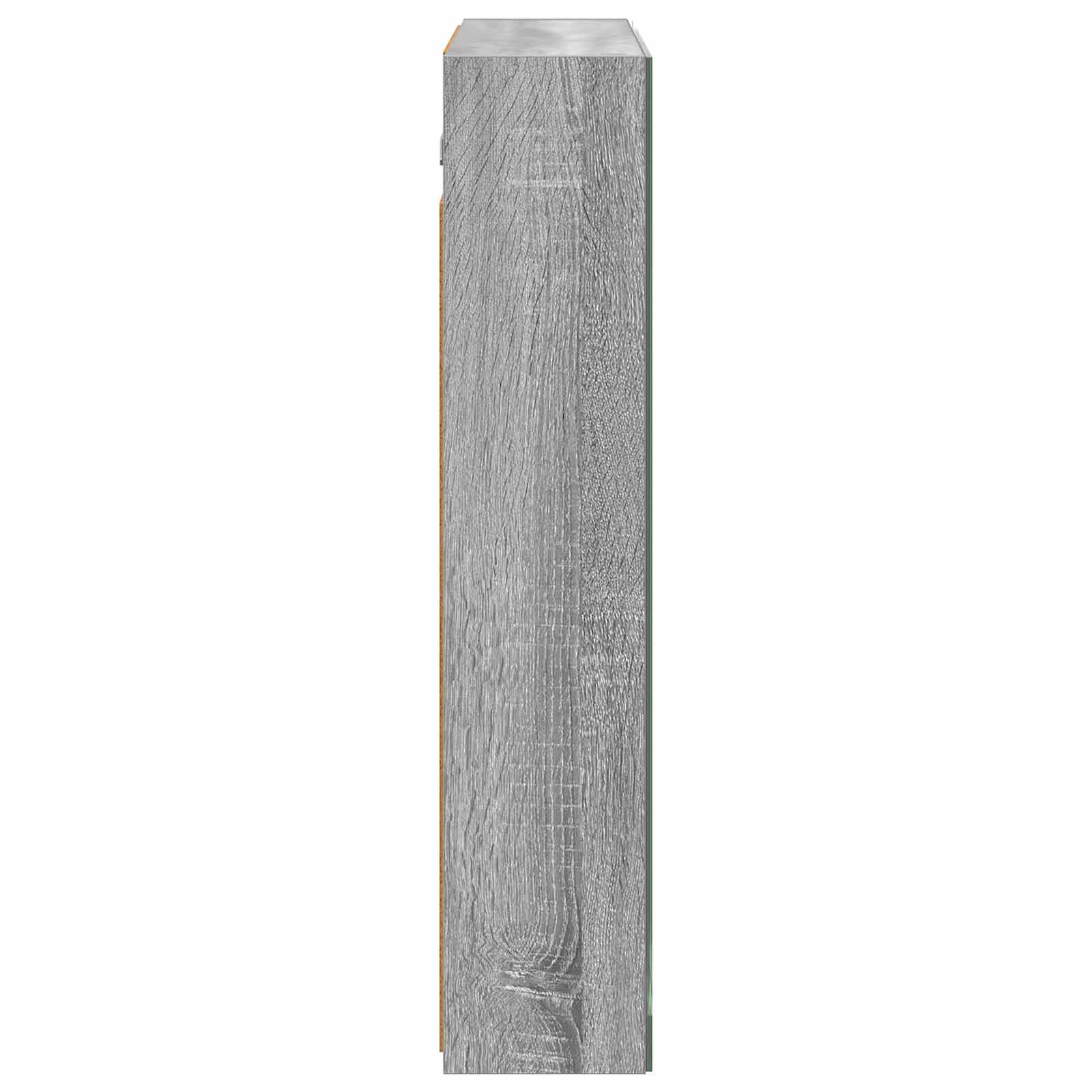 Kupaonski ormar s ogledalom Siva Sonoma 70 x 14,5 x 70 cm