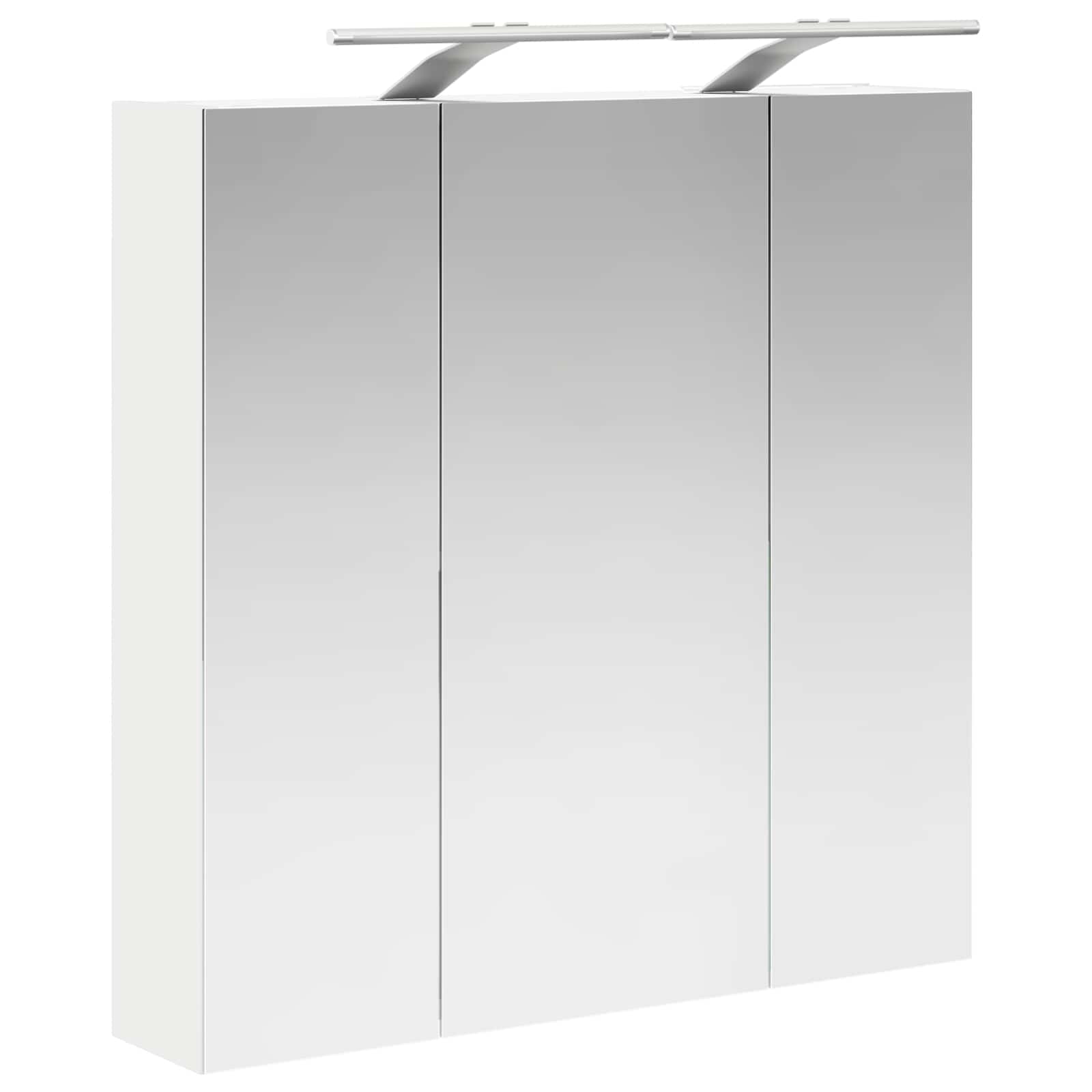 Kupaonski ormar s ogledalom Bijelo 70 x 14,5 x 70 cm