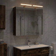 Kupaonski ormar s ogledalom Staro drvo 70 x 14,5 x 70 cm