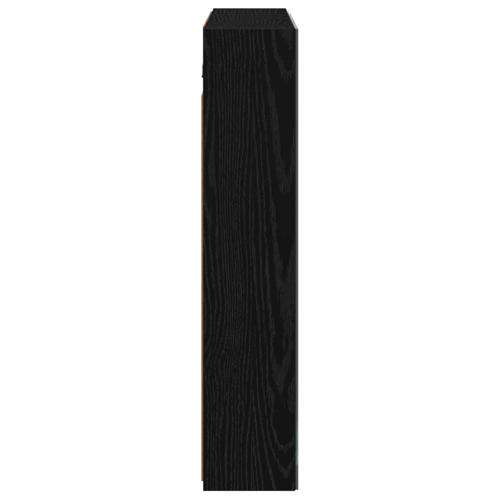 Kupaonski ormar s ogledalom Crni hrast 80 x 14.5 x 70 cm