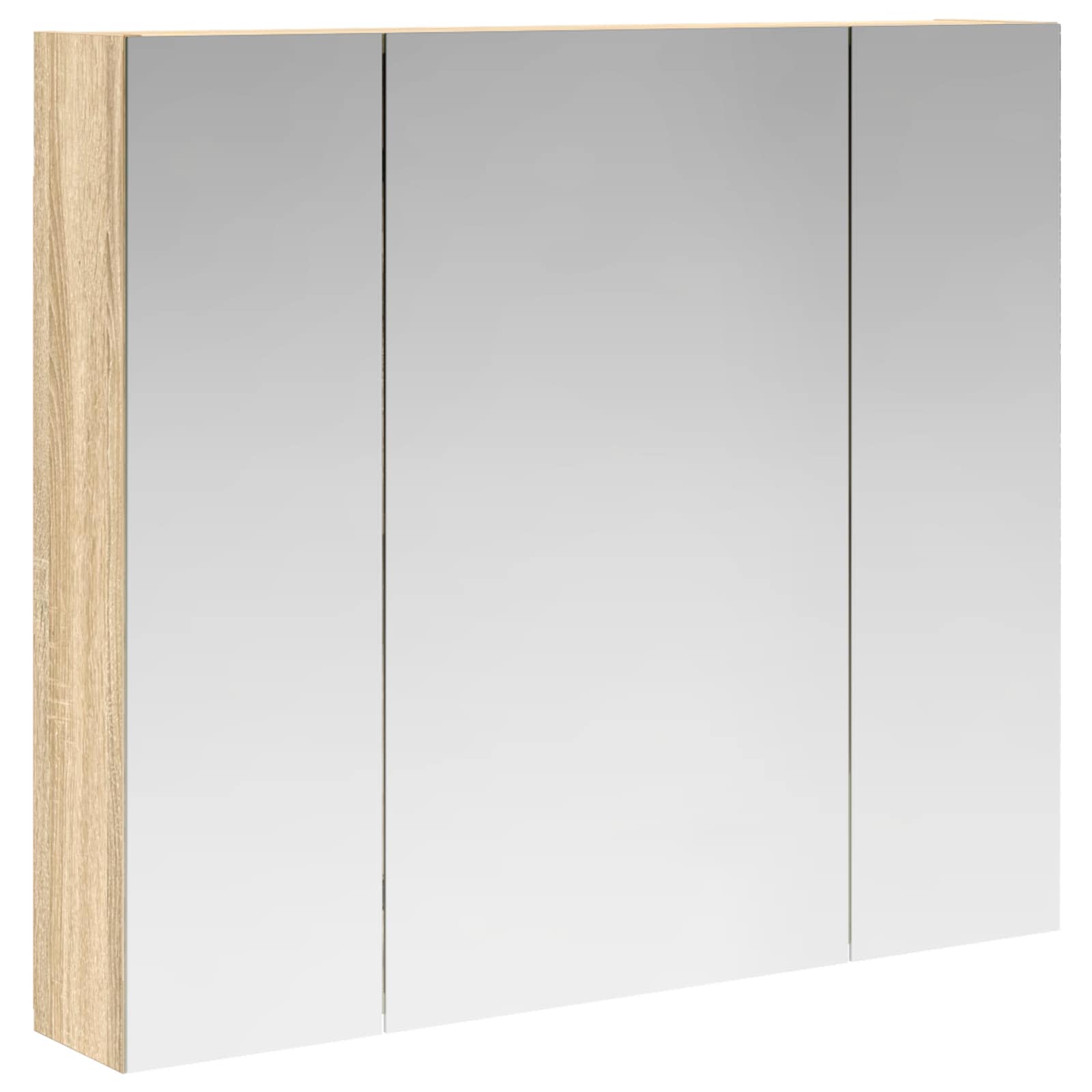 Kupaonski ormar s ogledalom Sonoma hrast 80 x 14.5 x 70 cm