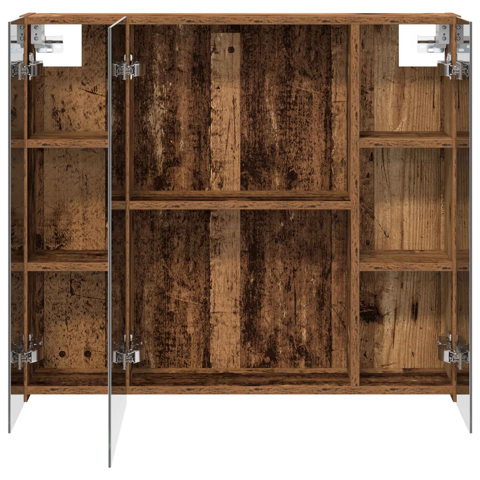 Kupaonski ormar s ogledalom Zidne Staro drvo 80 x 14.5 x 70 cm