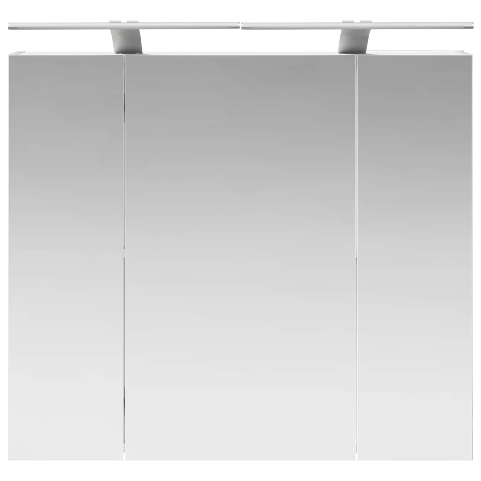 Kupaonski ormar s ogledalom s policom Bijelo 80 x 14.5 x 70 cm