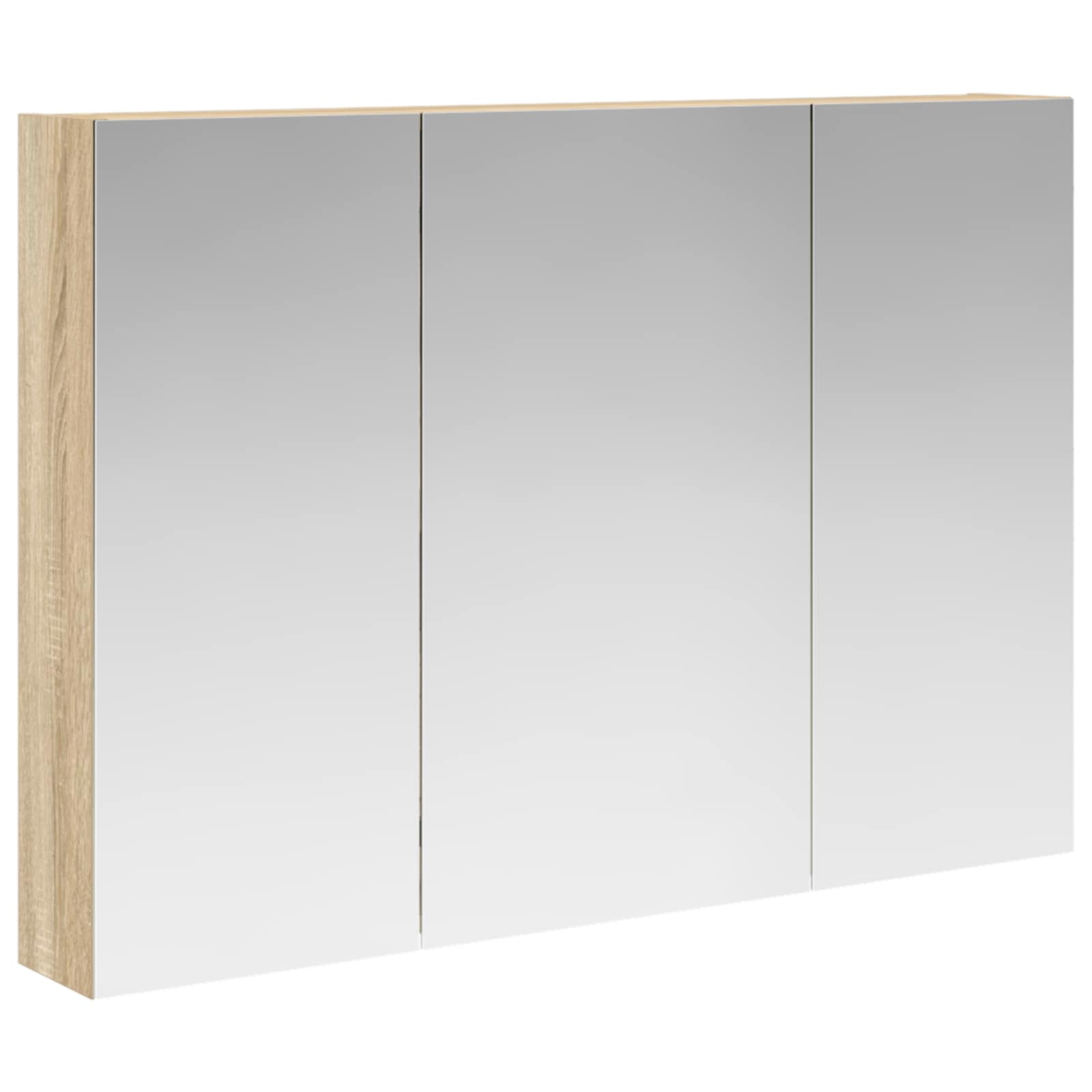 Kupaonski ormar s ogledalom Sonoma hrast 100 x 14,5 x 70 cm
