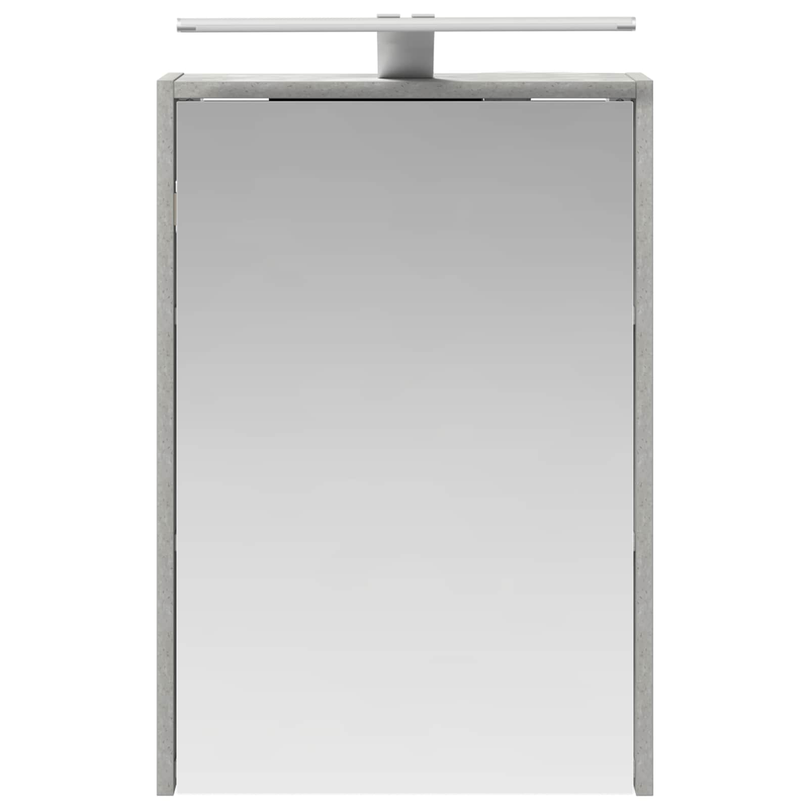 Kupaonski ormar s ogledalom Betonski sivi 43 x 16 x 62.5 cm