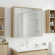 Kupaonski ormar s ogledalom Sonoma hrast 63,5 x 16 x 62,5 cm