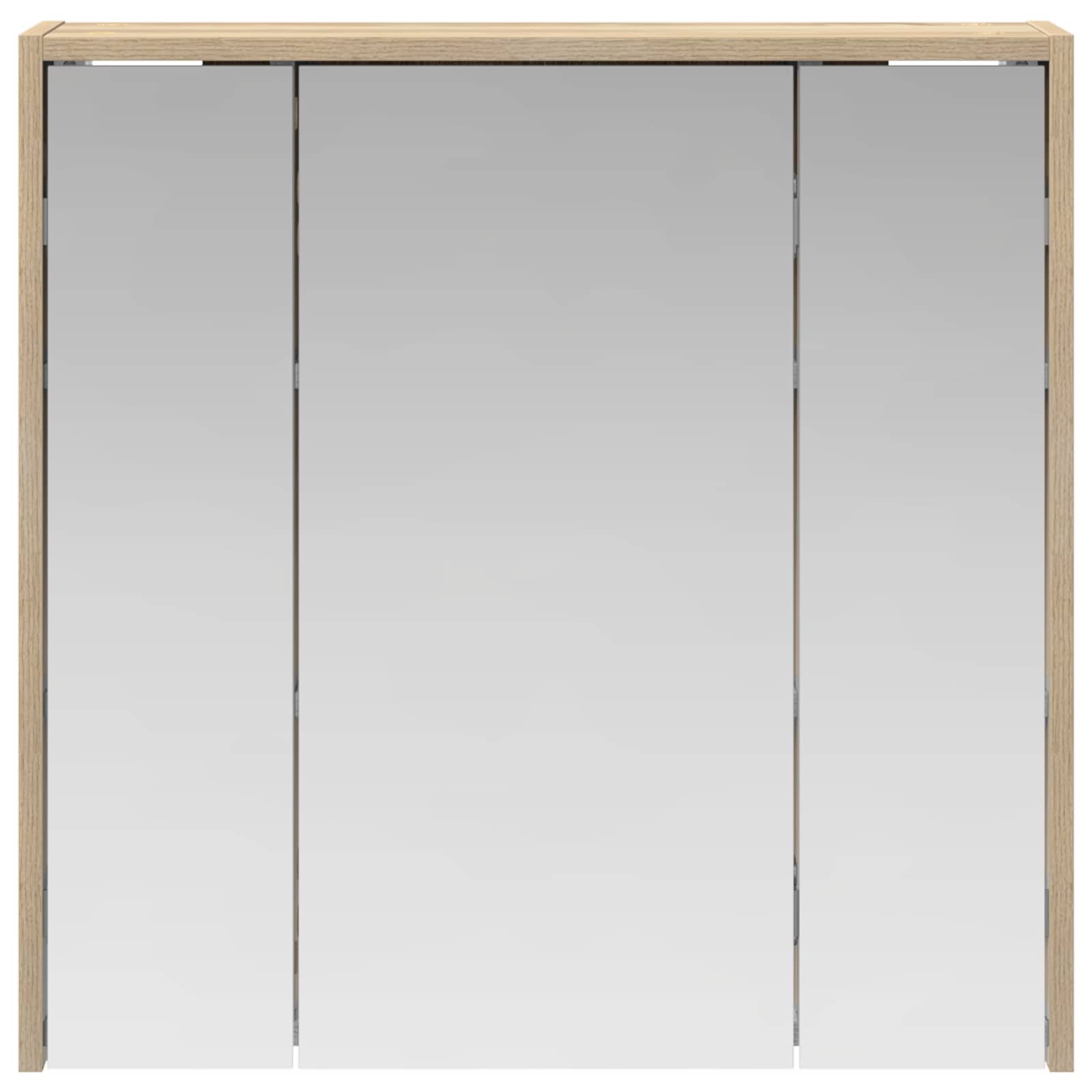 Kupaonski ormar s ogledalom Sonoma hrast 63,5 x 16 x 62,5 cm