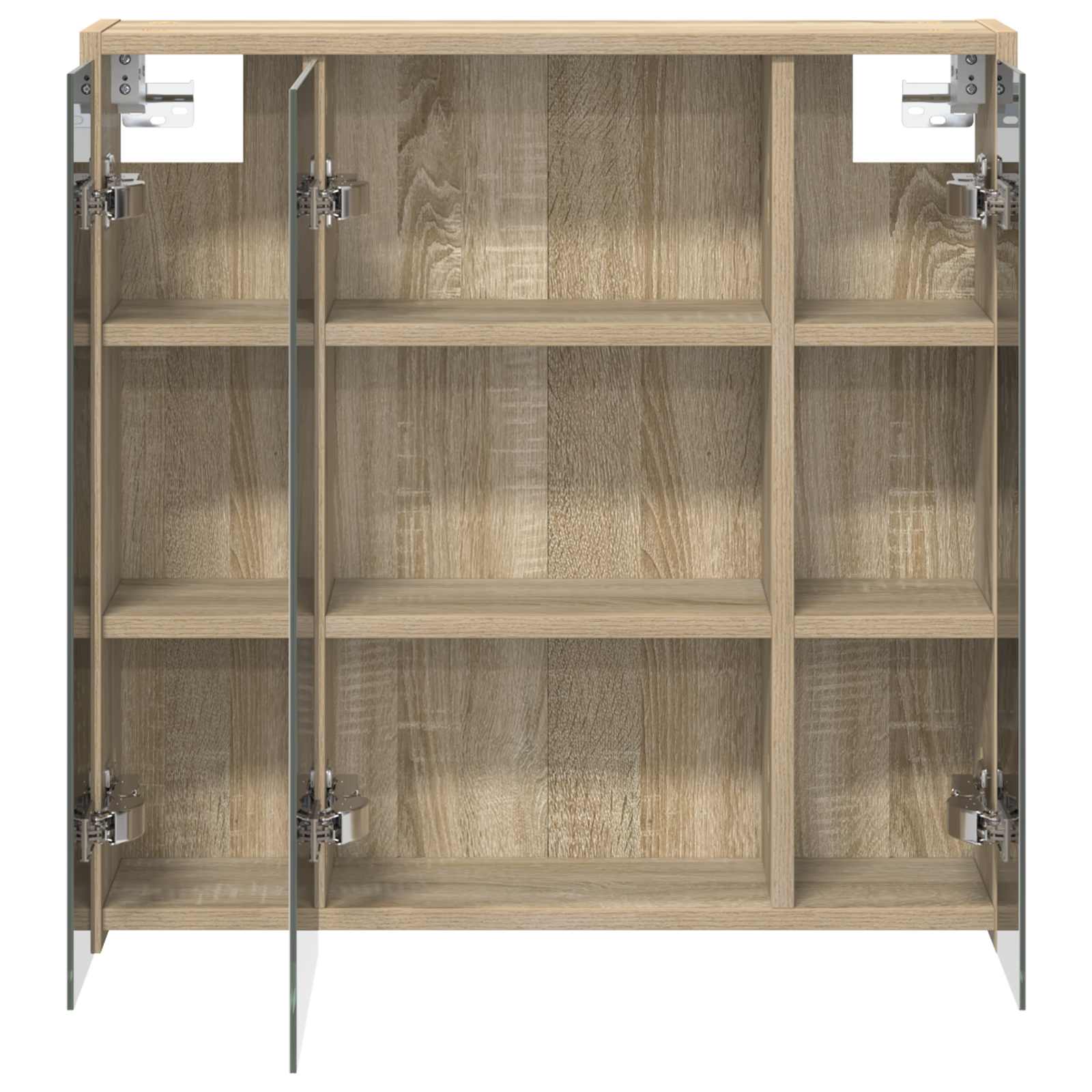 Kupaonski ormar s ogledalom Sonoma hrast 63,5 x 16 x 62,5 cm