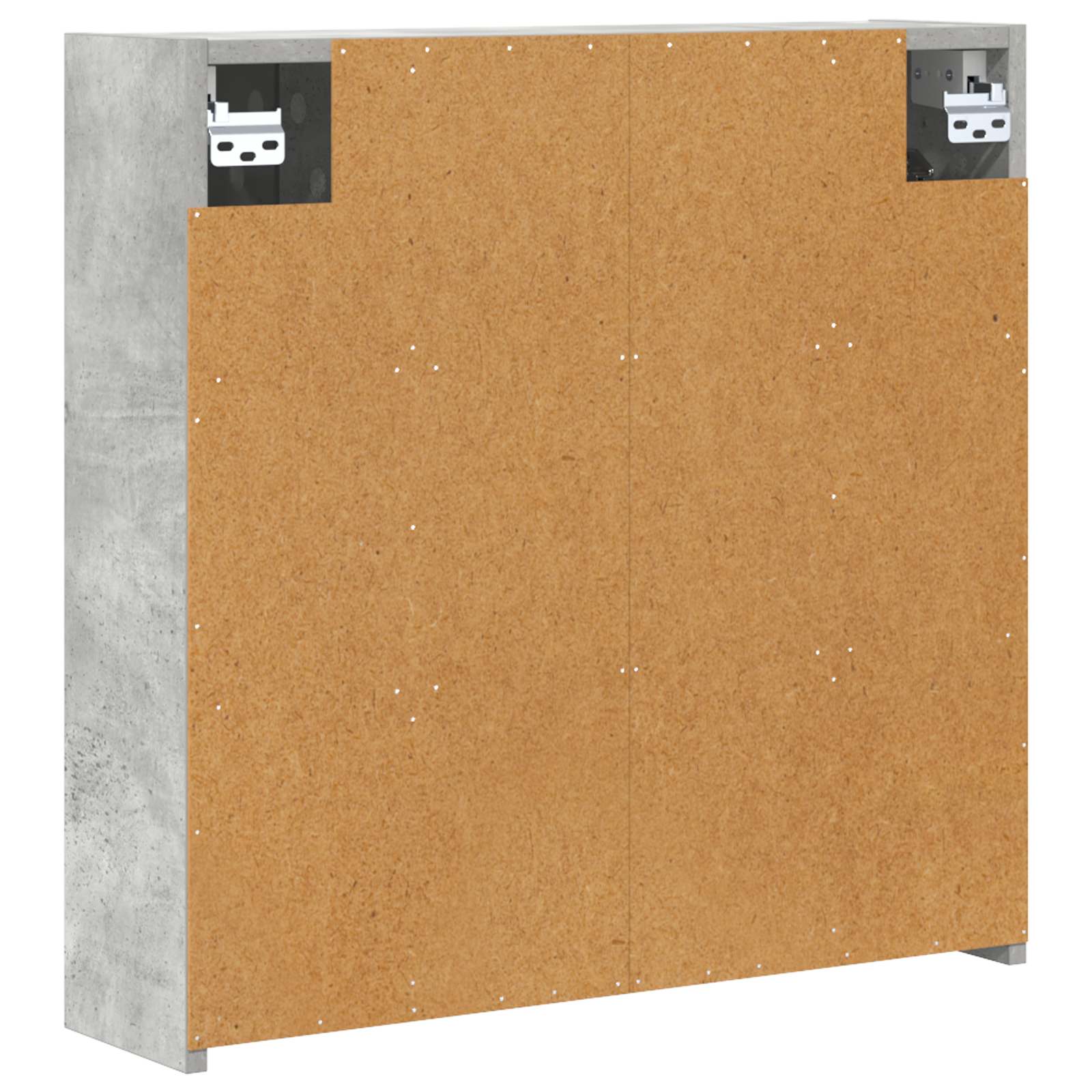 Kupaonski ormar s ogledalom Betonski sivi 63,5 x 16 x 62,5 cm