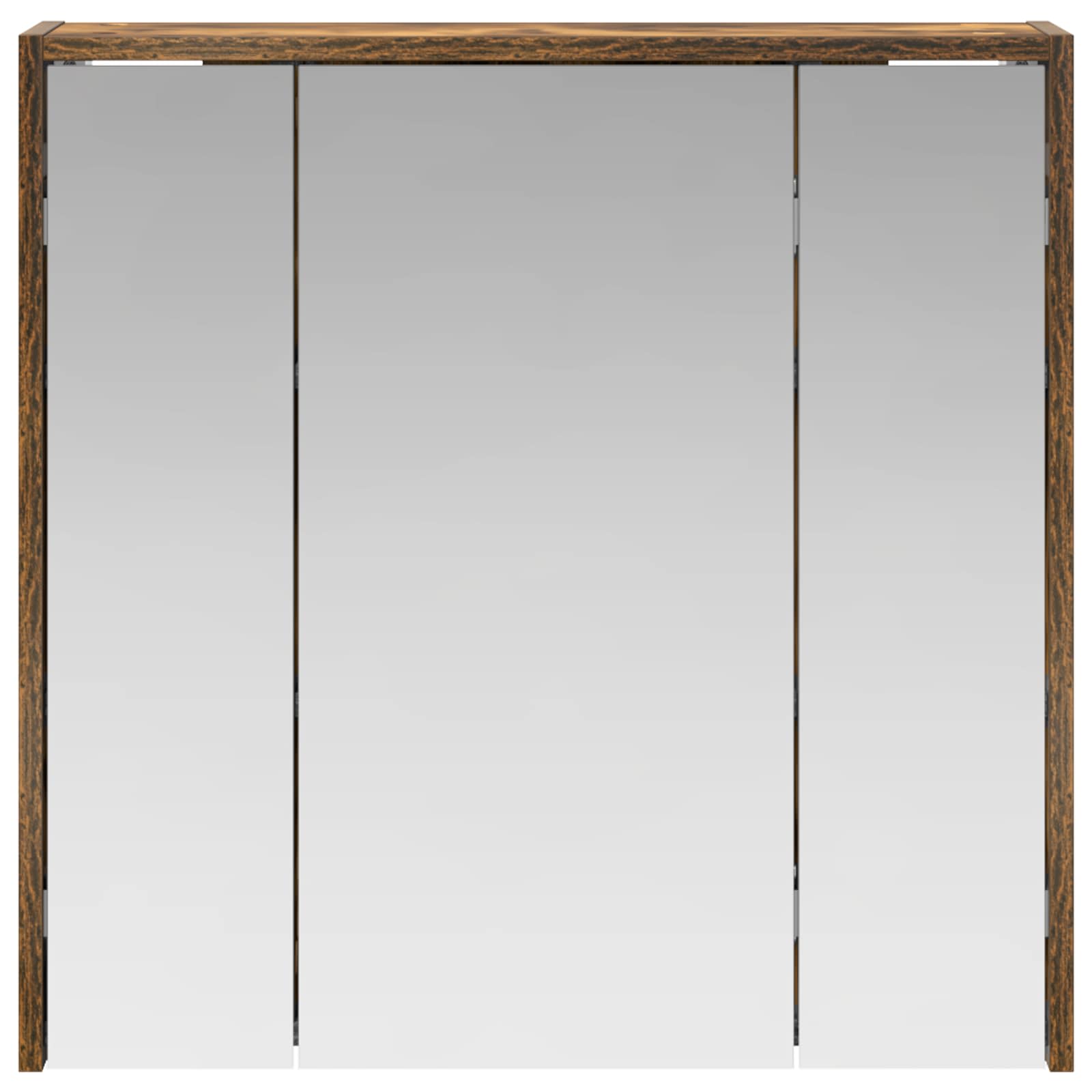 Kupaonski ormar s ogledalom Dimljeni hrast 63,5 x 16 x 62,5 cm