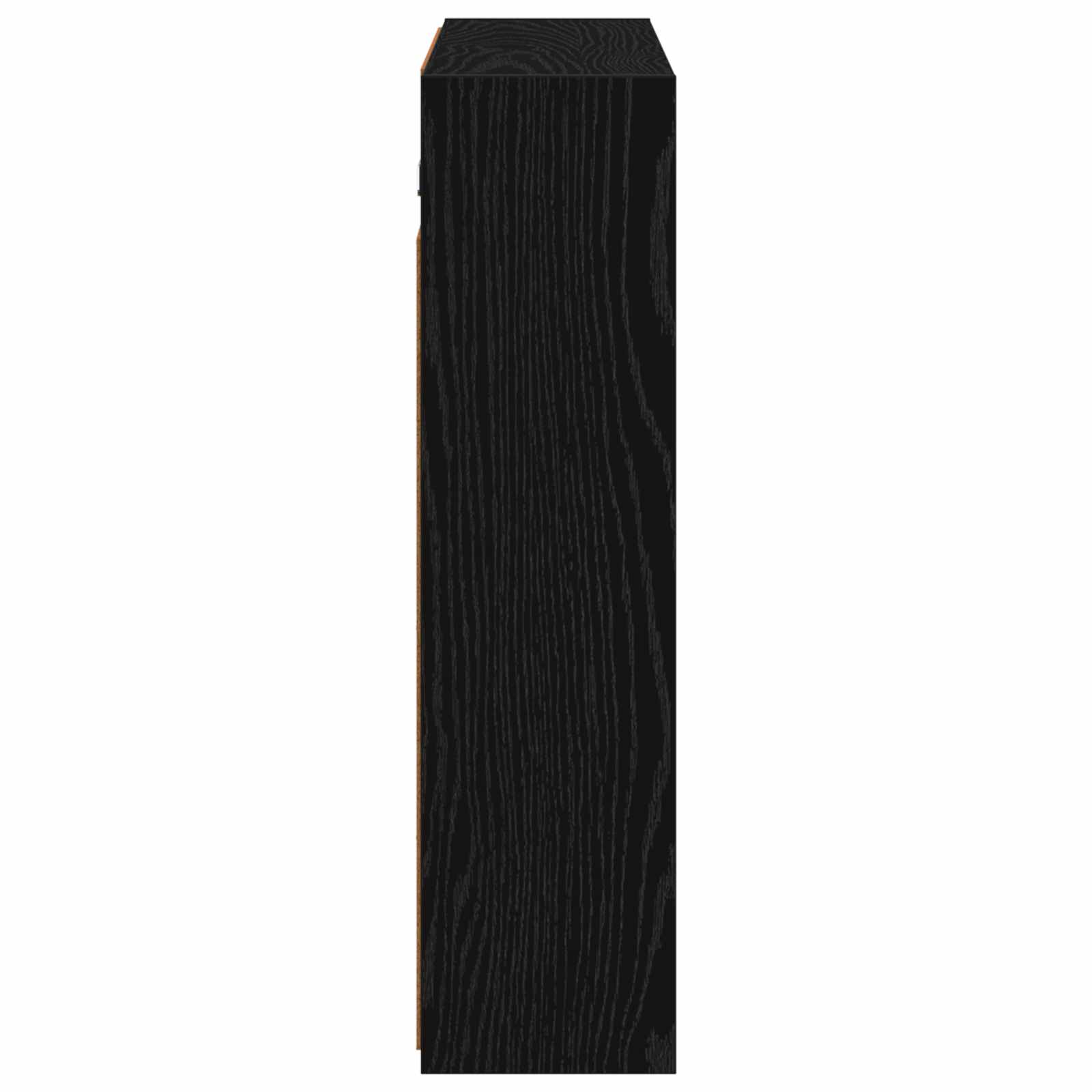 Kupaonski ormar s ogledalom Crni hrast 73,5 x 16 x 62,5 cm