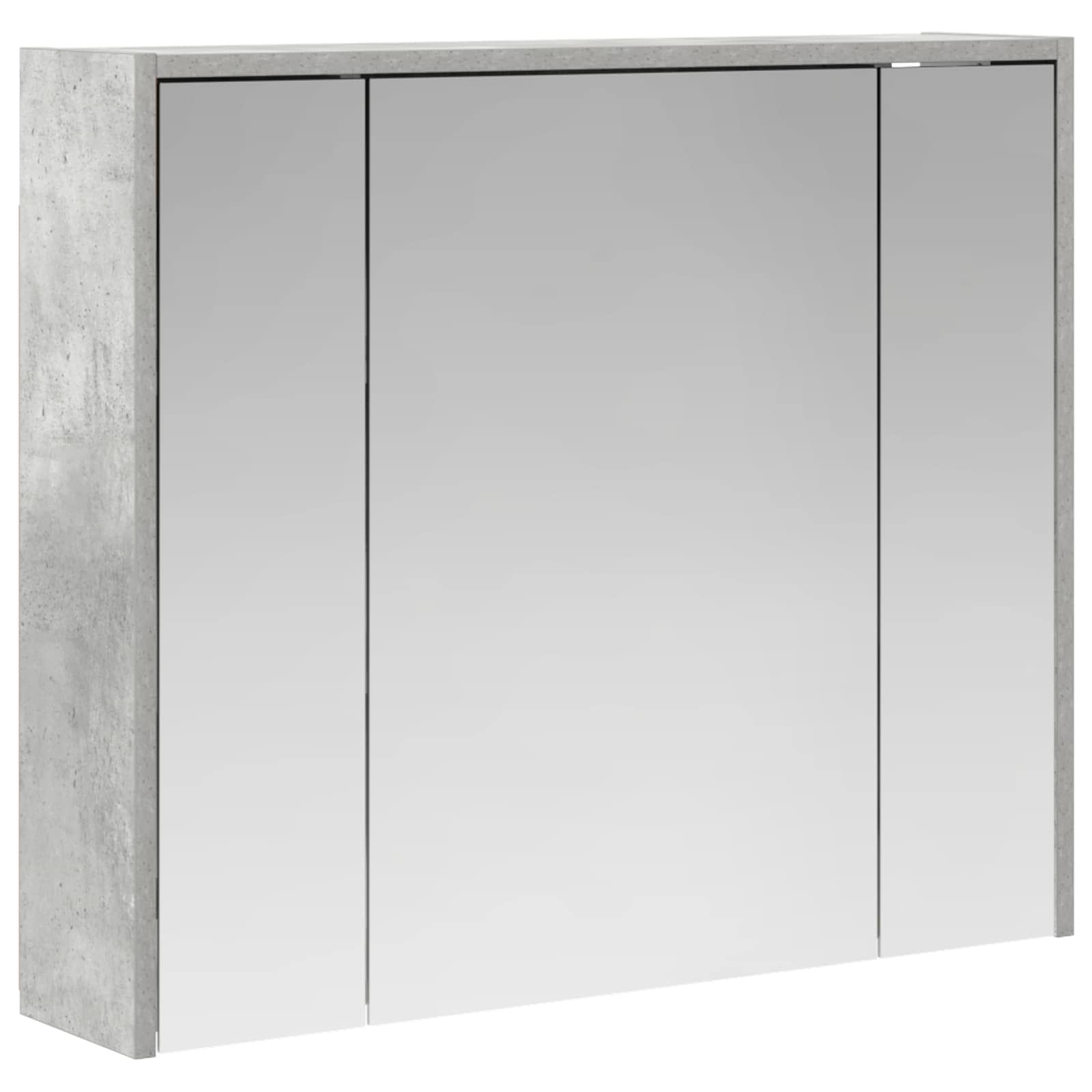 Kupaonski ormar s ogledalom Betonski sivi 73,5 x 16 x 62,5 cm