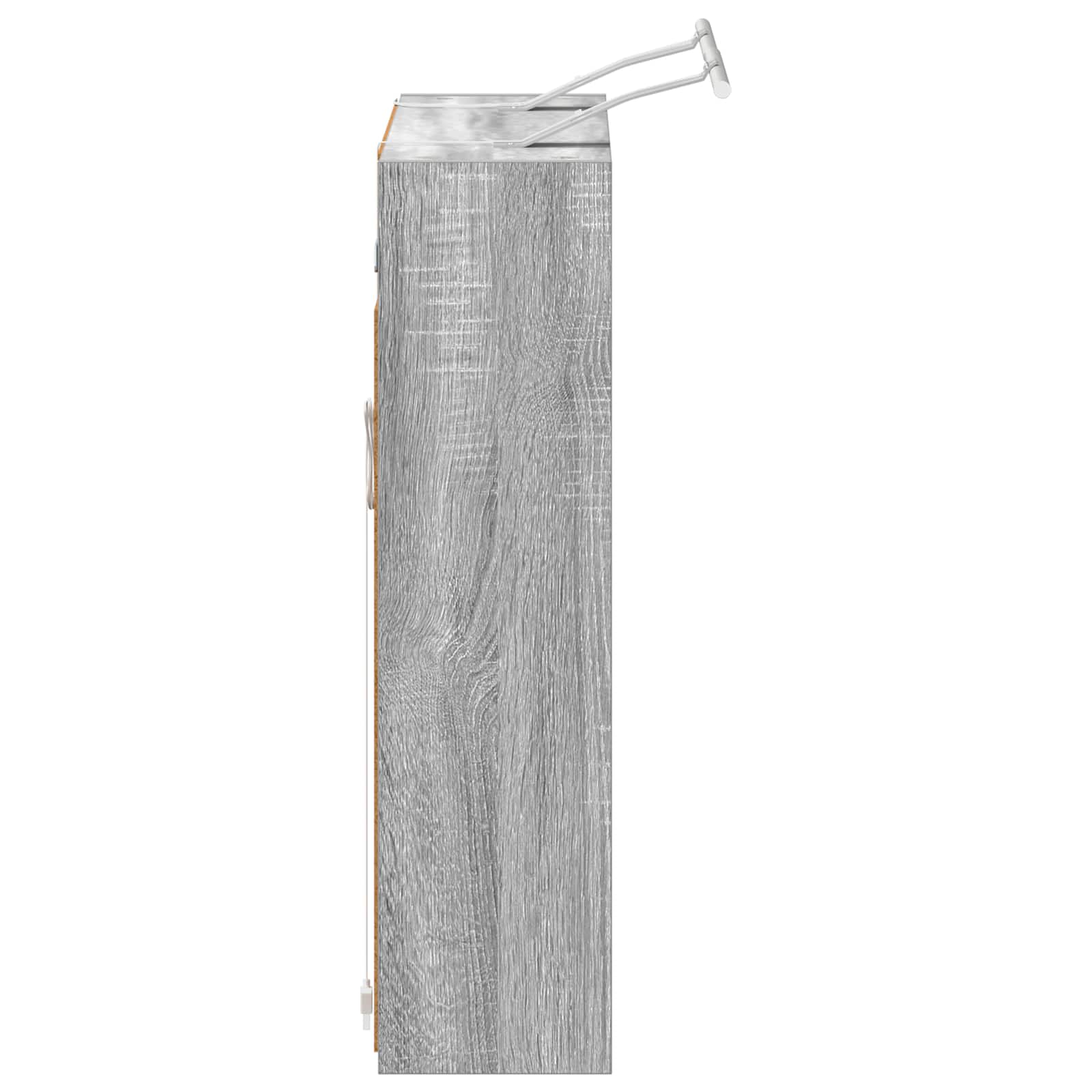 Kupaonski ormar s ogledalom Siva Sonoma 73,5 x 16 x 62,5 cm