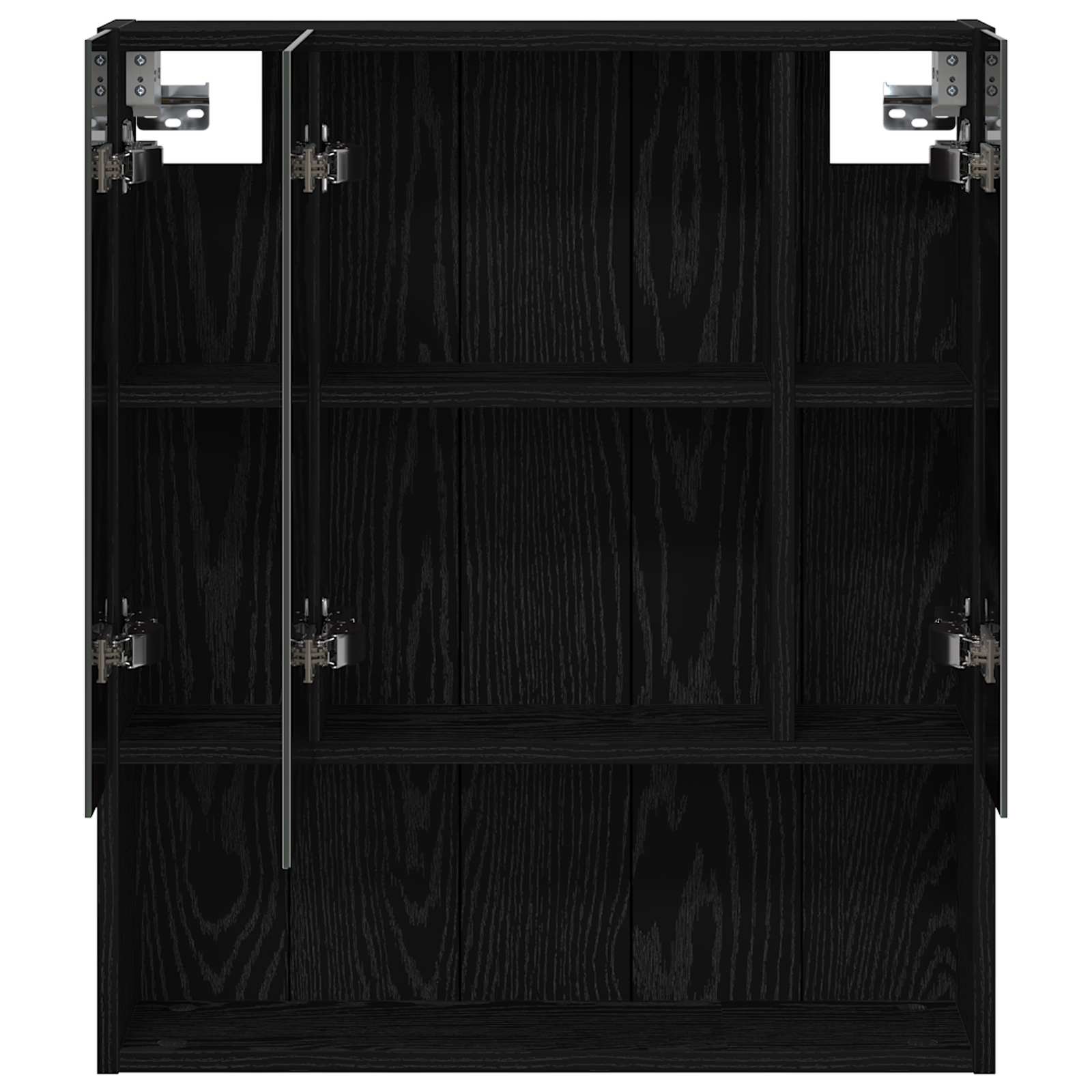 Kupaonski ormar s ogledalom Zidne Crni hrast 60 x 14.5 x 70 cm