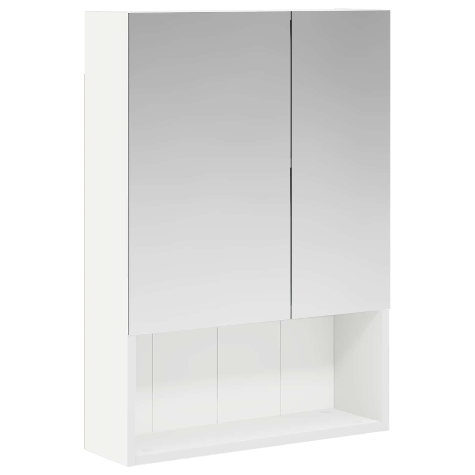 Kupaonski ormar s ogledalom Bijelo 50 x 14,5 x 70 cm