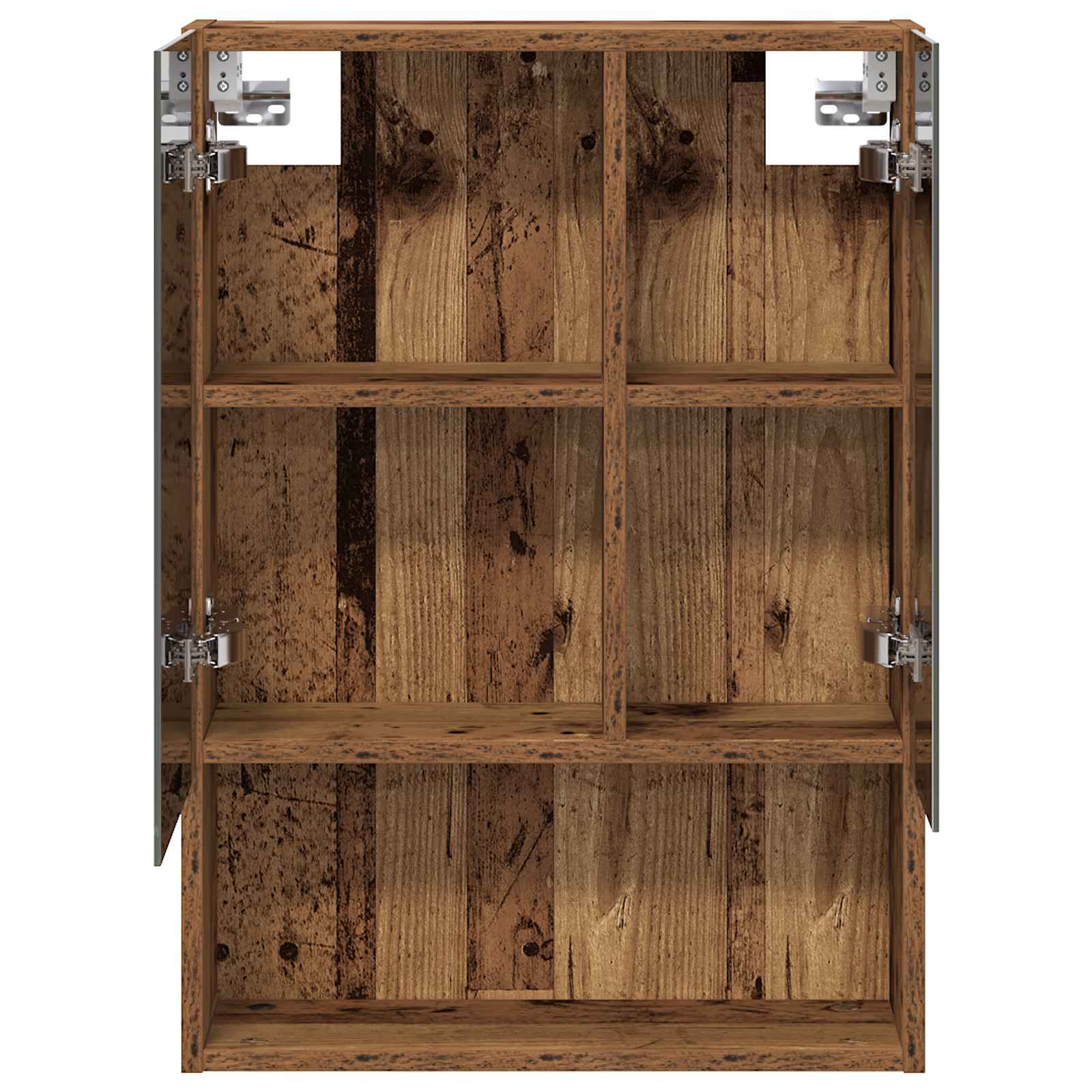 Kupaonski ormar s ogledalom Zidne Staro drvo 50 x 14,5 x 70 cm