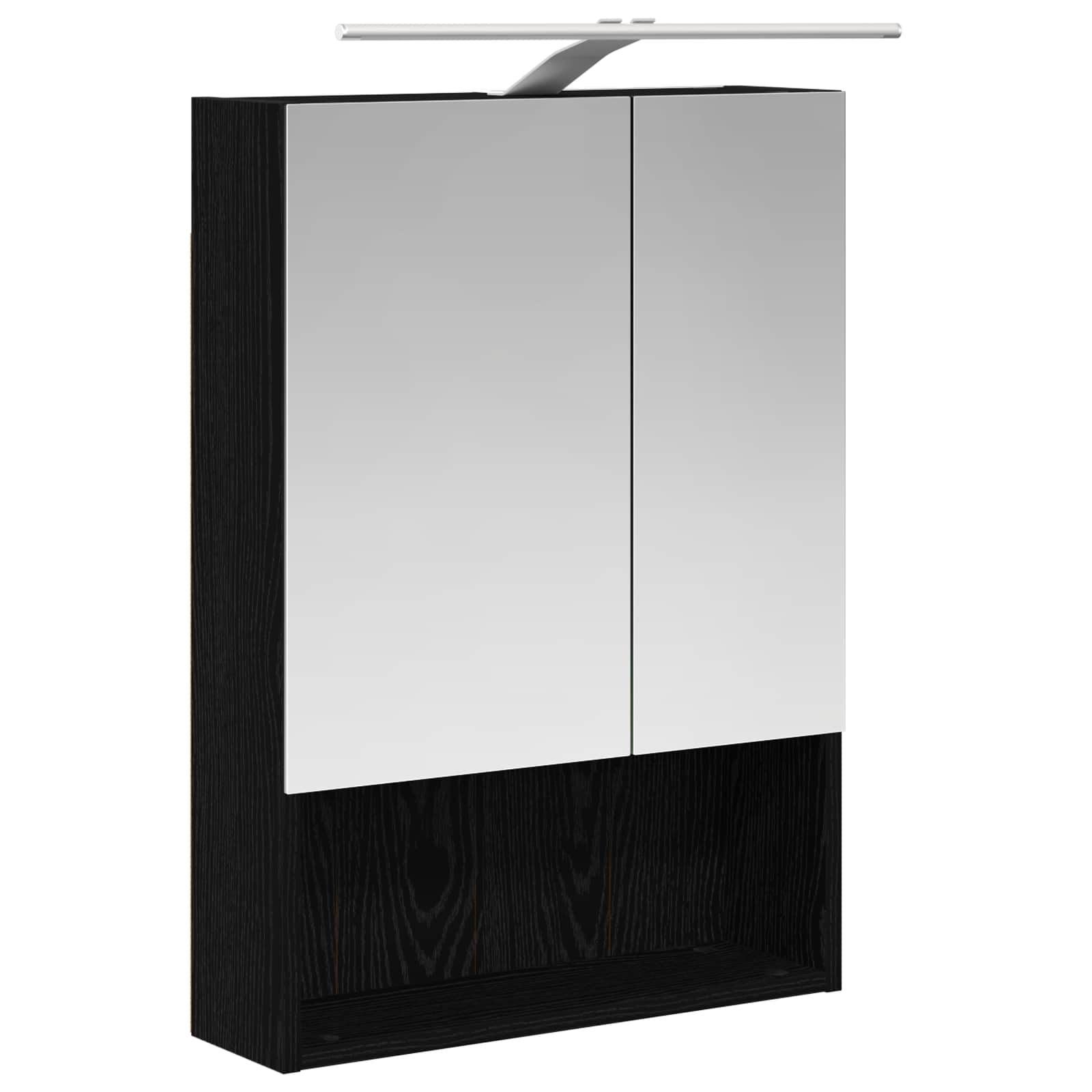 Kupaonski ormar s ogledalom Zidne Crni hrast 50 x 14,5 x 70 cm