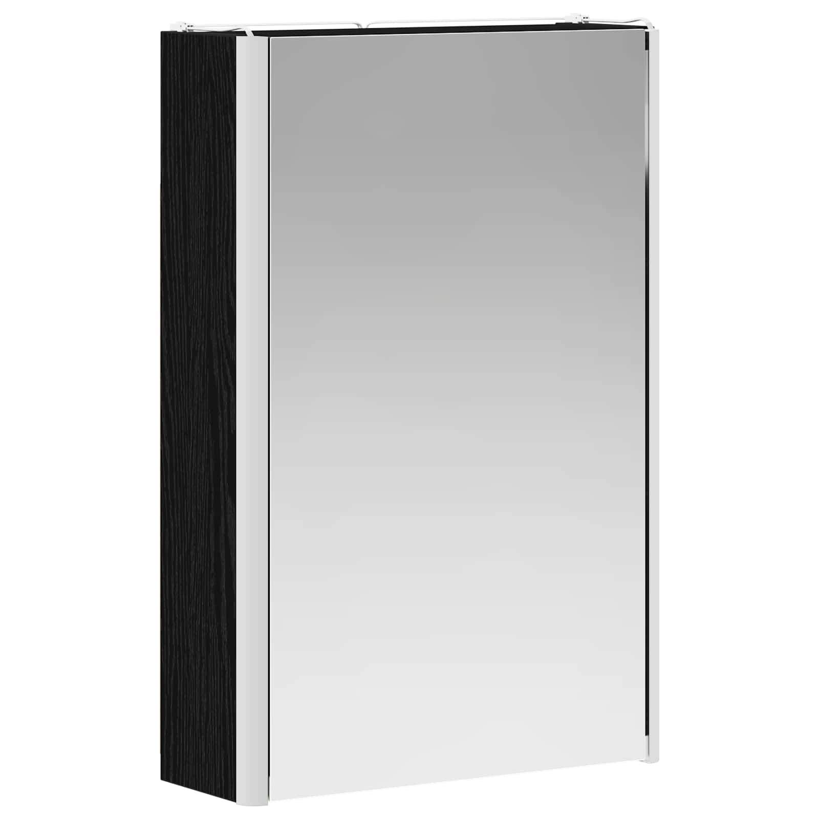 Kupaonski ormar s ogledalom Crni hrast 33 x 11,5 x 50 cm