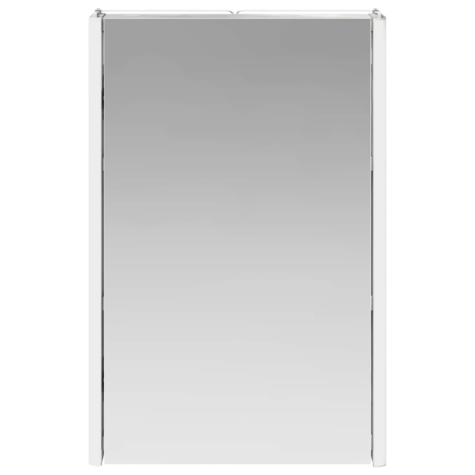 Kupaonski ormar s ogledalom Betonski sivi 33 x 11,5 x 50 cm