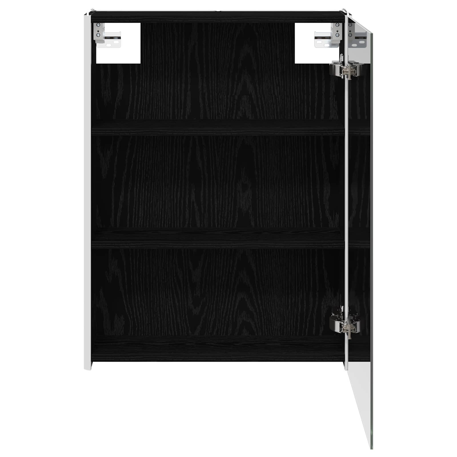 Kupaonski ormar s ogledalom Crni hrast 53,5 x 15,5 x 70 cm