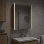 Kupaonski ormar s ogledalom Sonoma hrast 53,5 x 15,5 x 70 cm