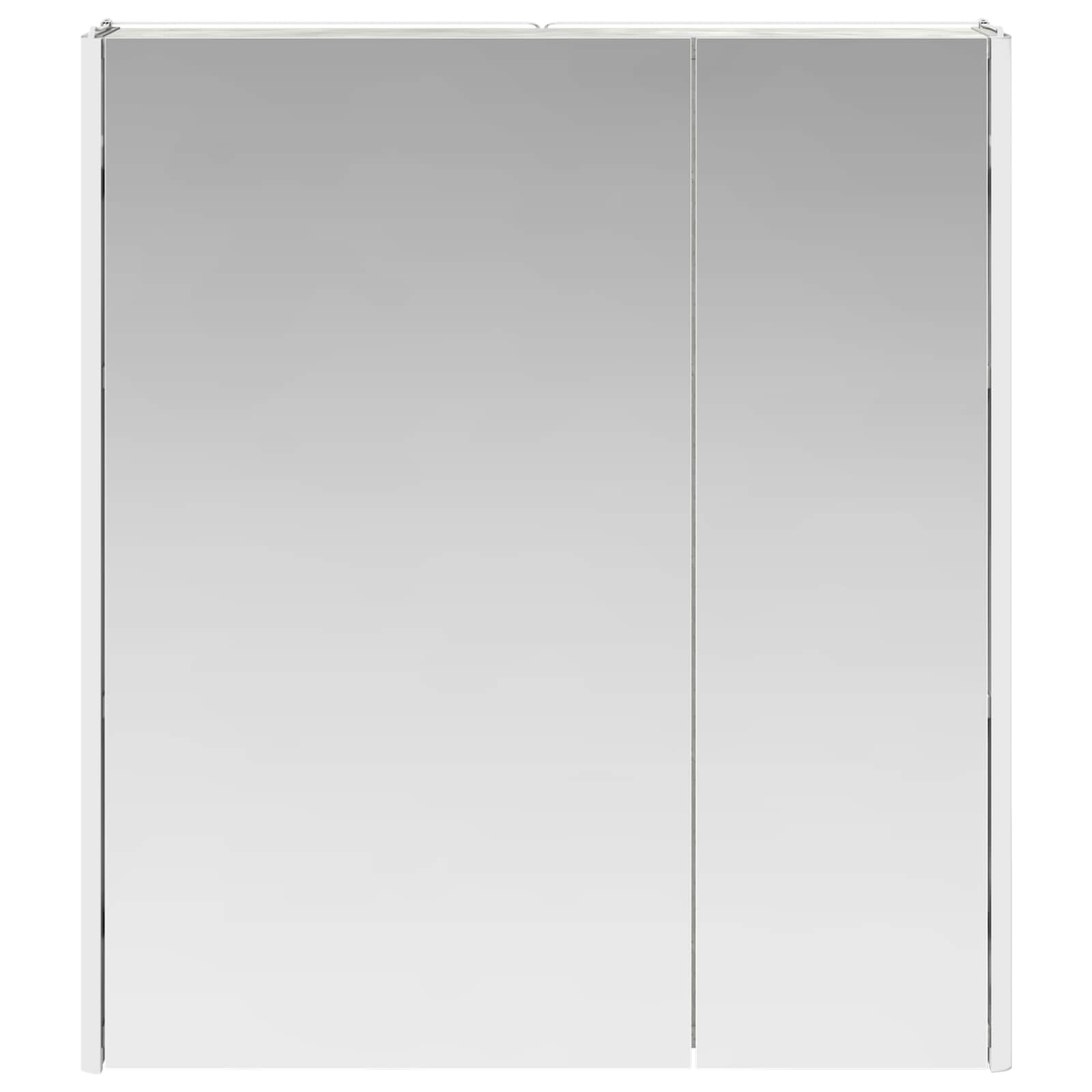 Kupaonski ormar s ogledalom Betonski sivi 63,5 x 15,5 x 70 cm