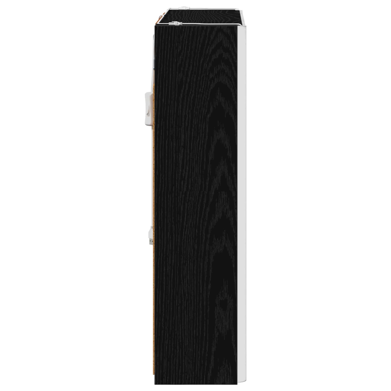 Kupaonski ormar s ogledalom Crni hrast 63,5 x 15,5 x 60,5 cm