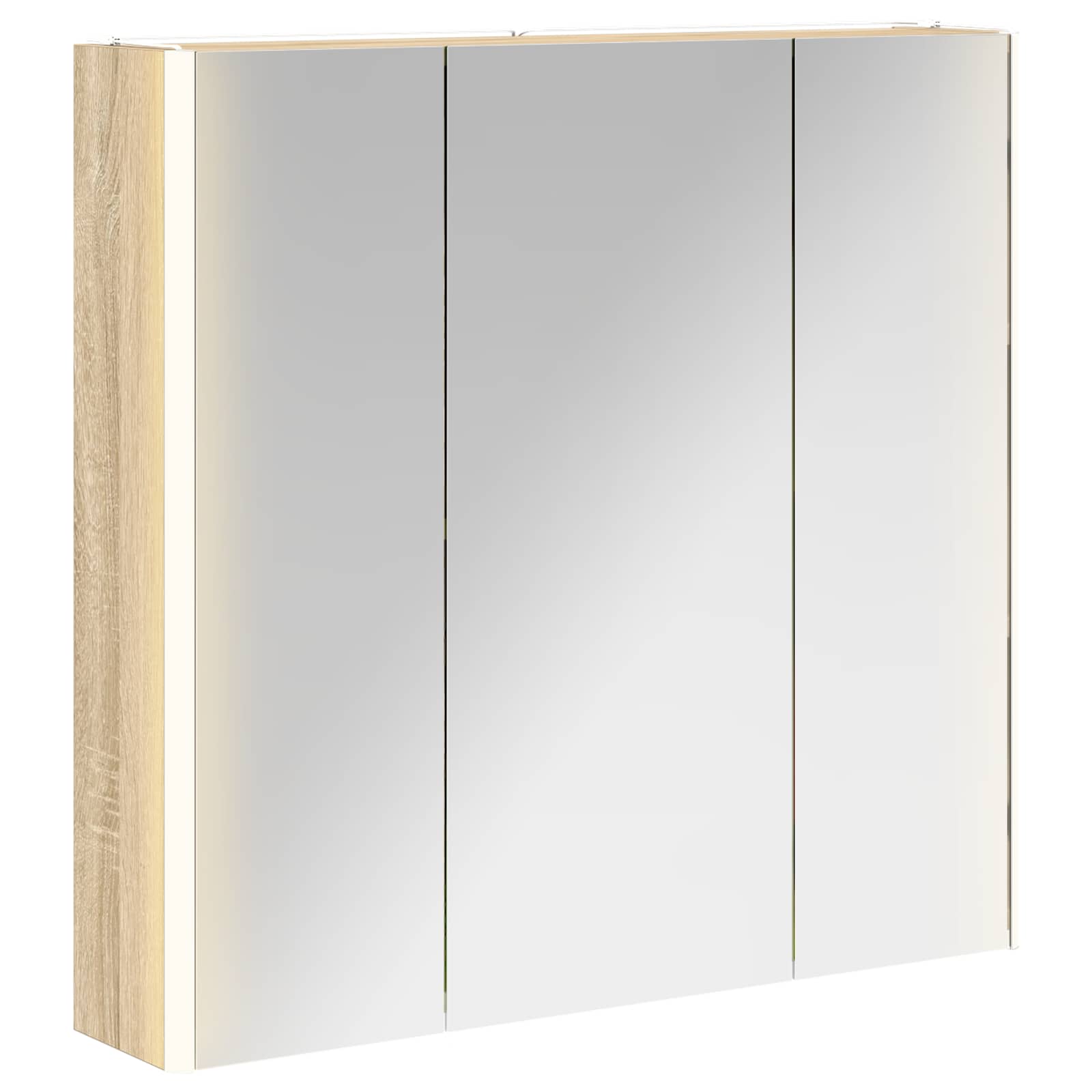 Kupaonski ormar s ogledalom Sonoma hrast 73.5 x 15.5 x 70 cm