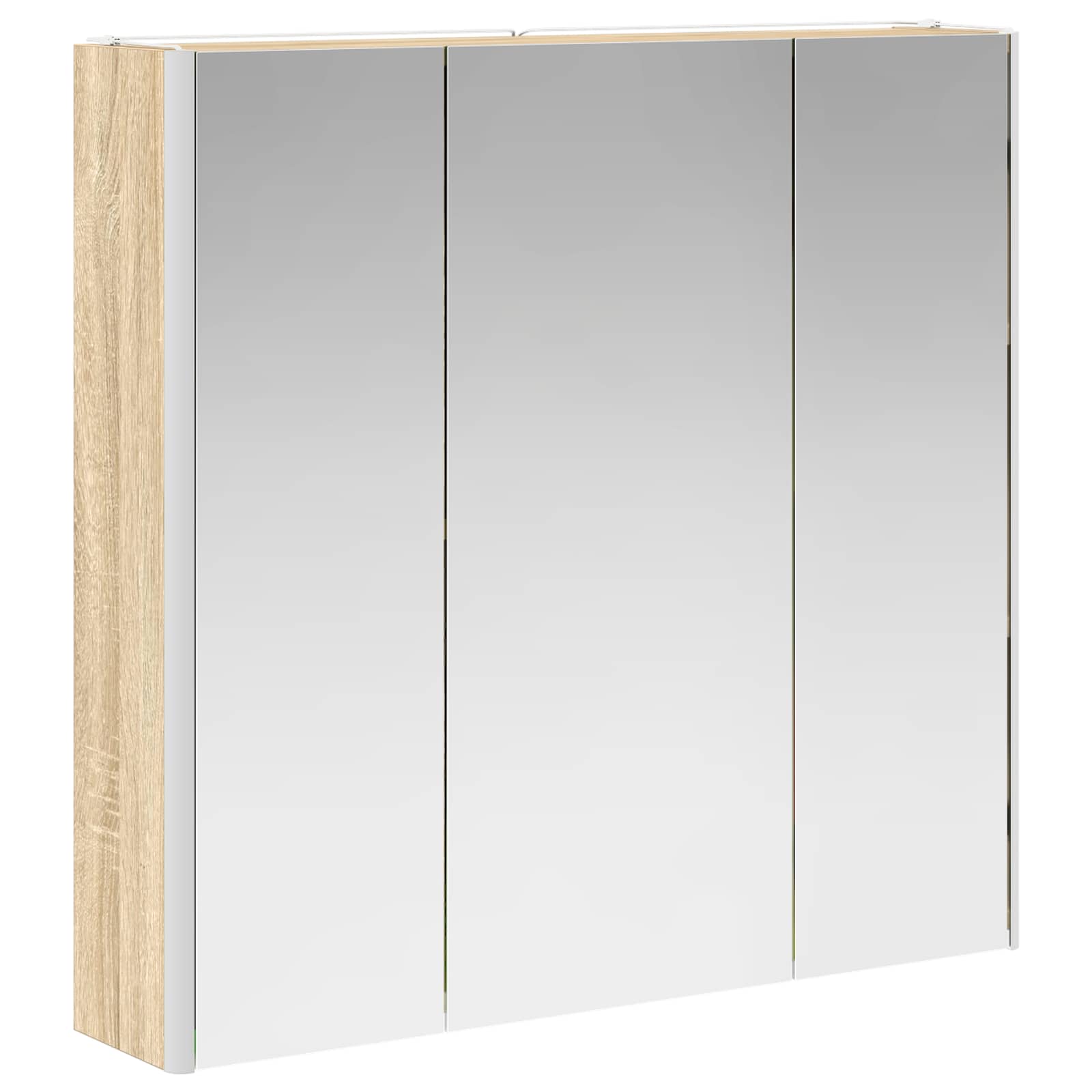 Kupaonski ormar s ogledalom Sonoma hrast 73.5 x 15.5 x 70 cm
