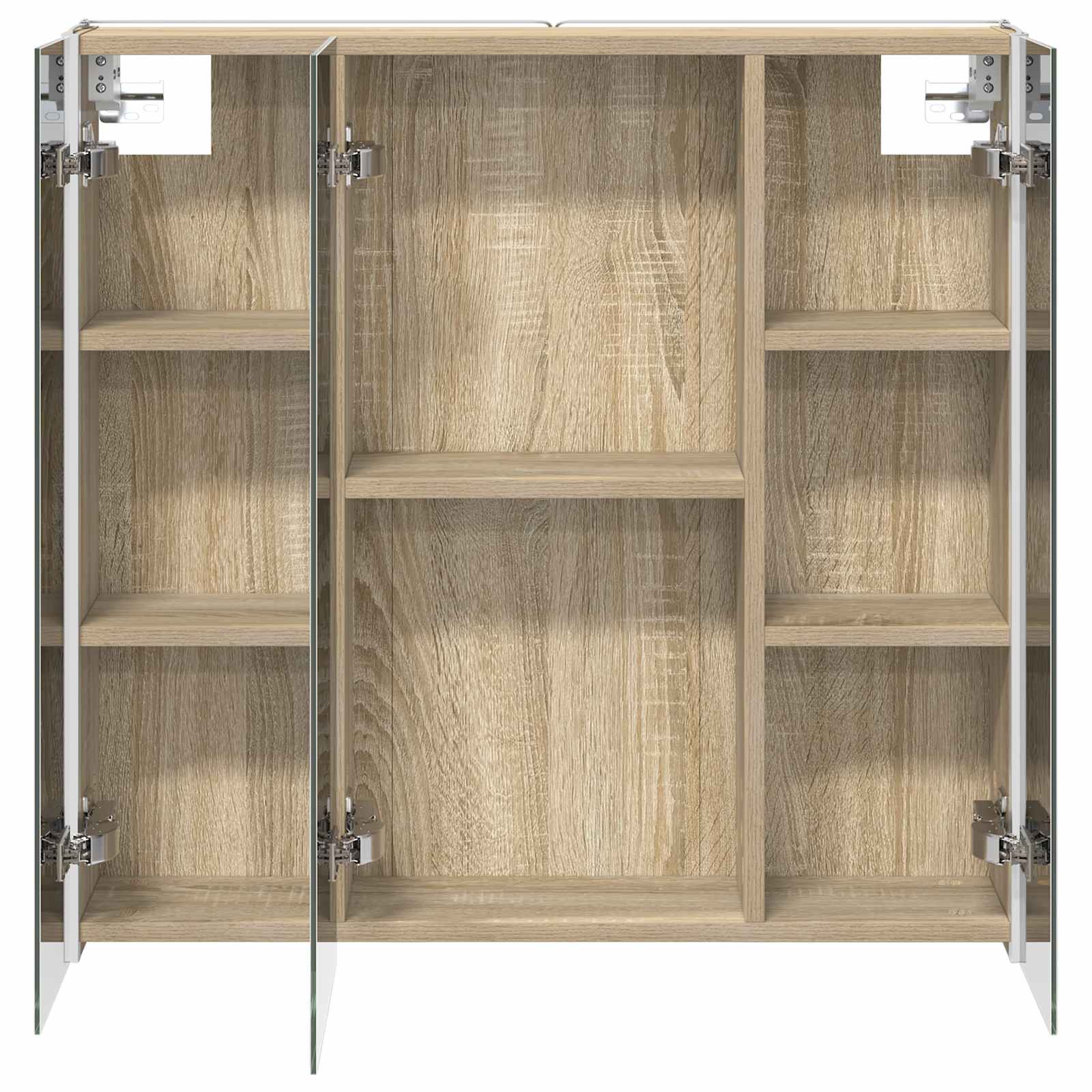 Kupaonski ormar s ogledalom Sonoma hrast 73.5 x 15.5 x 70 cm