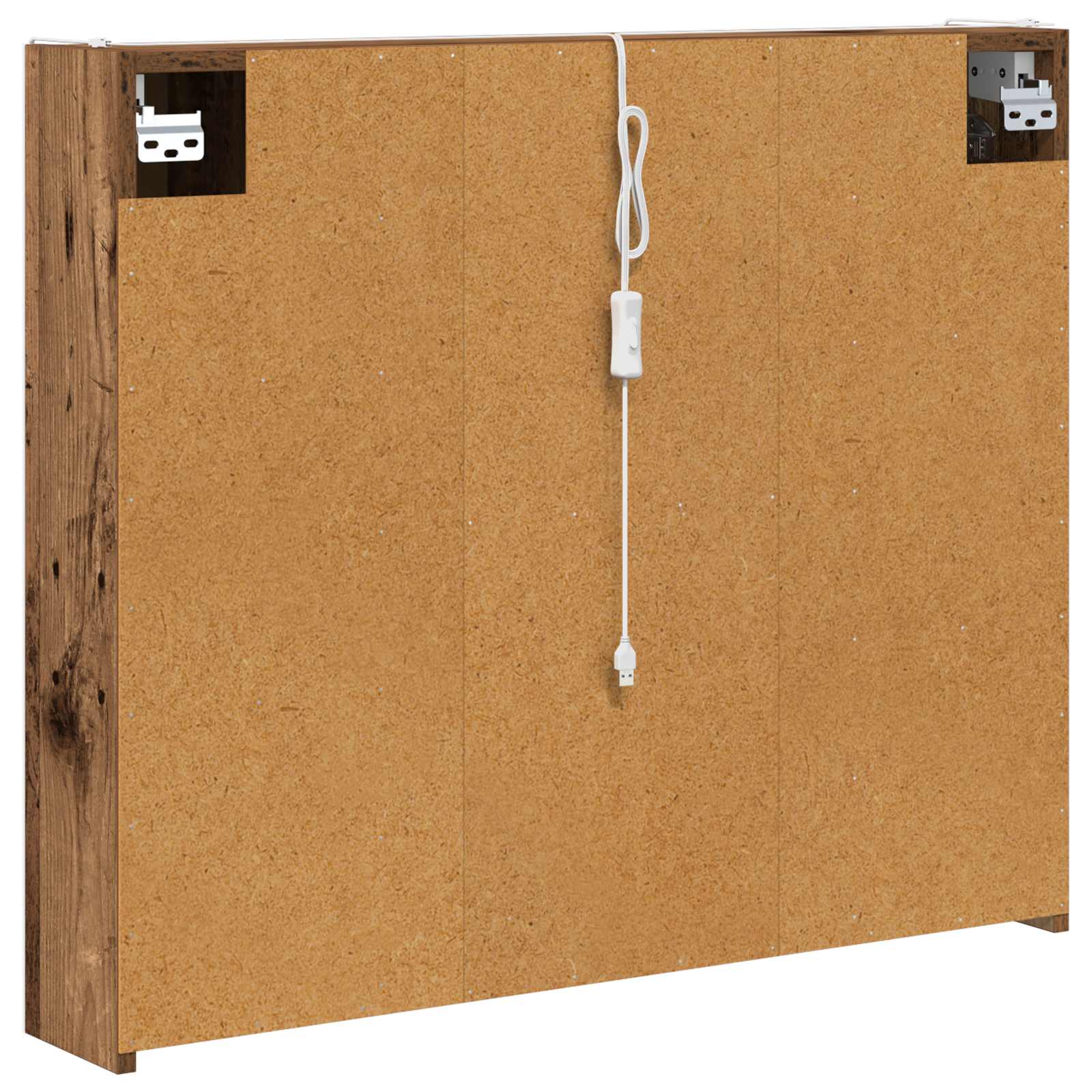 Kupaonski ormar s ogledalom Staro drvo 83,5 x 15,5 x 70 cm