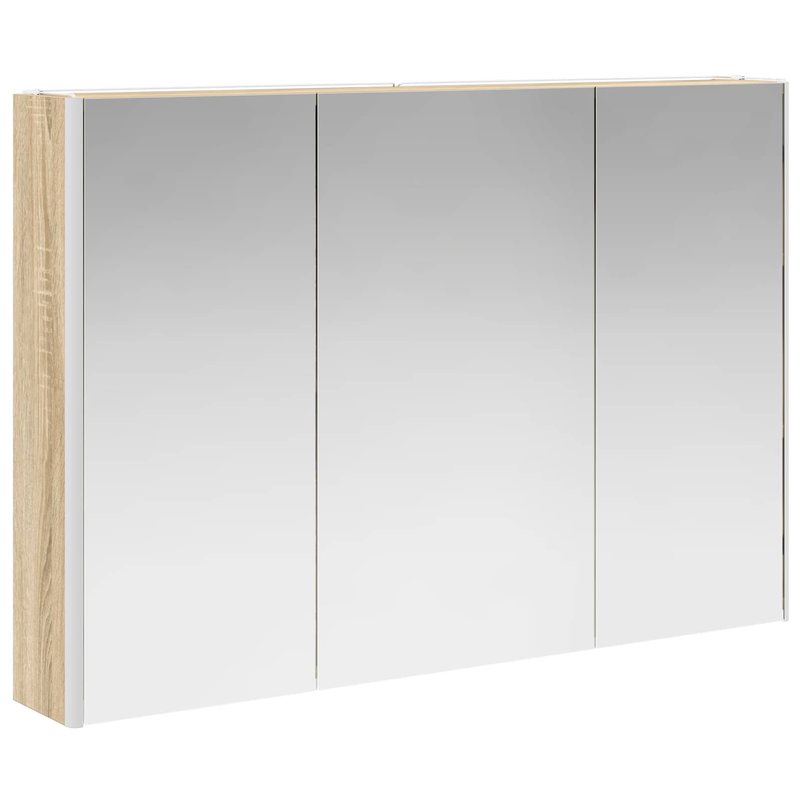 Kupaonski ormar s ogledalom Sonoma hrast 103,5 x 15,5 x 70 cm
