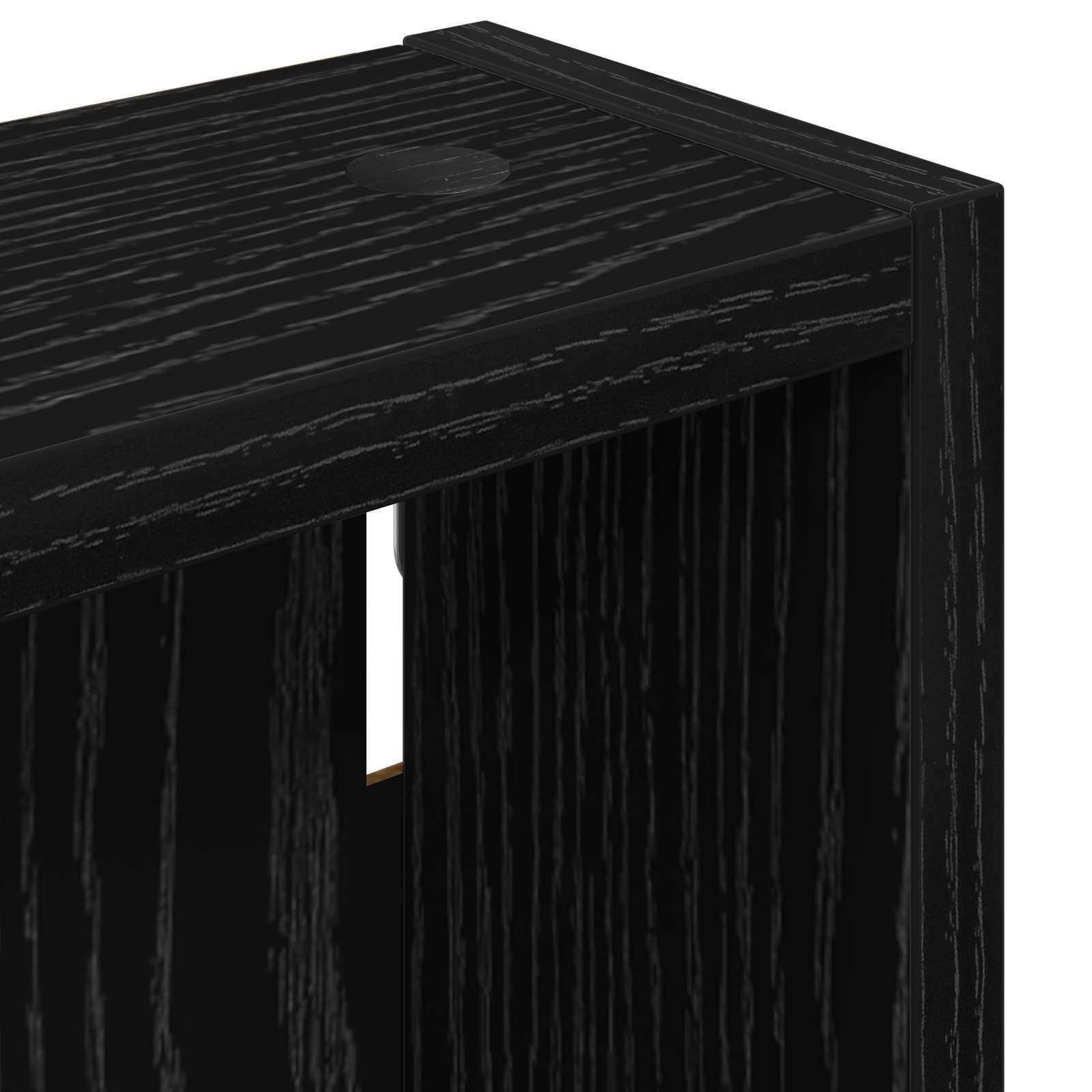 Kupaonski zidni ormarić s policom Crni Hrast 20 x 10 x 60,5 cm