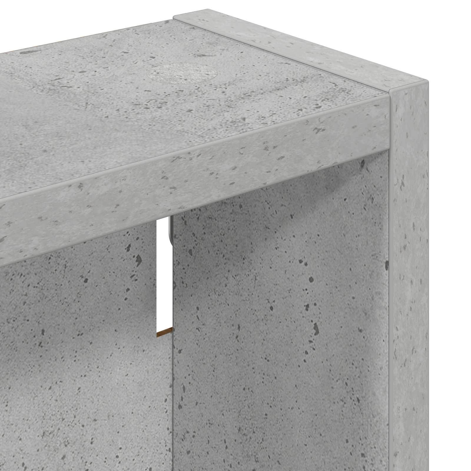 Kupaonski zidni ormarić s policom Betonsko Siva 30 x 10 x 50 cm