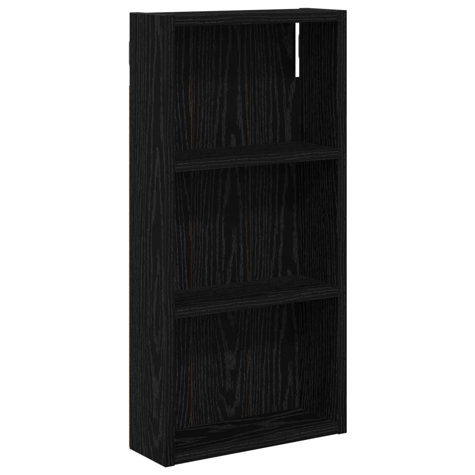 Kupaonski zidni ormarić s policom Crni Hrast 30 x 10 x 60,5 cm